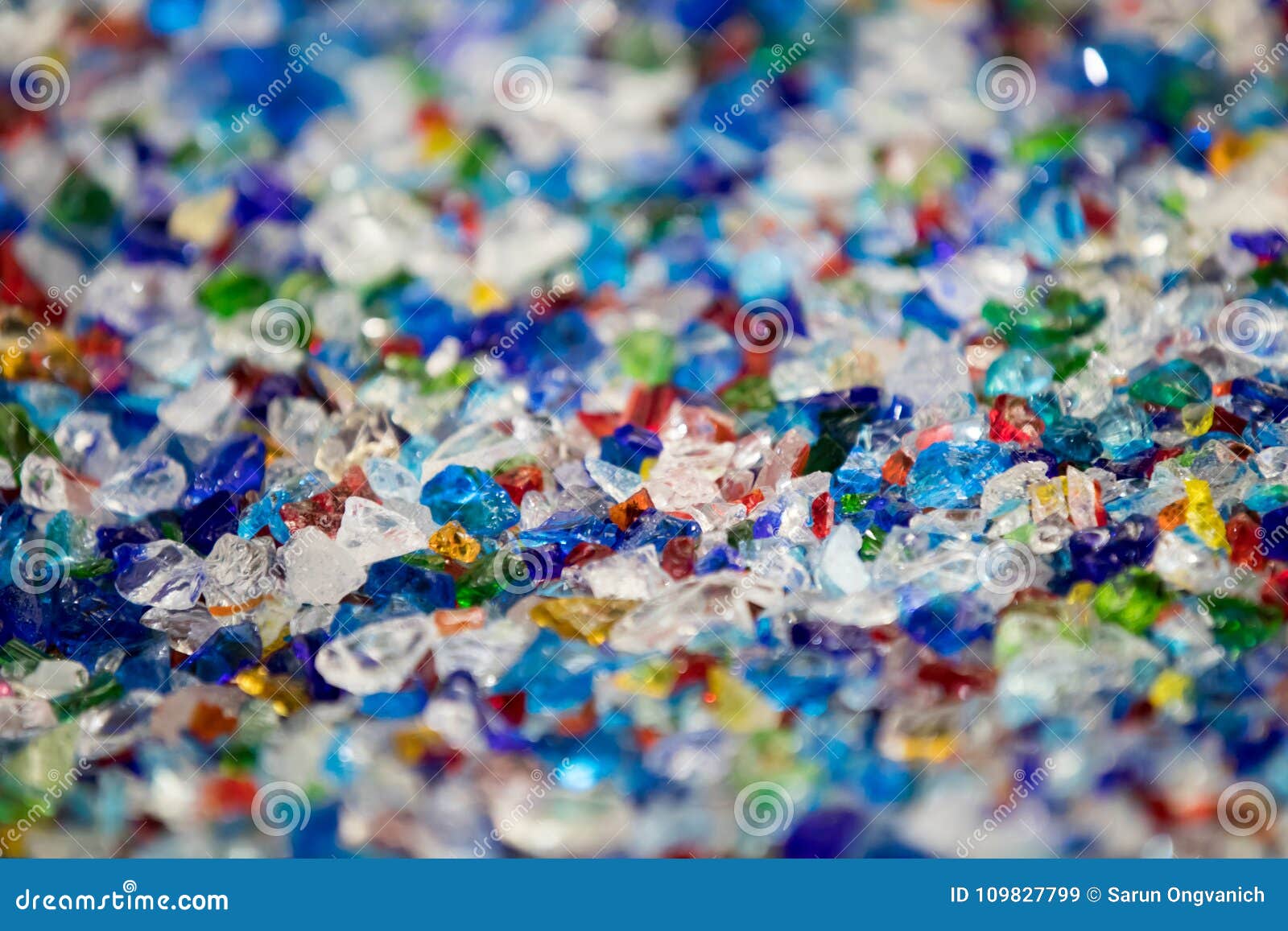 Colored pieces of glass stock image. Image of abstract 109827799