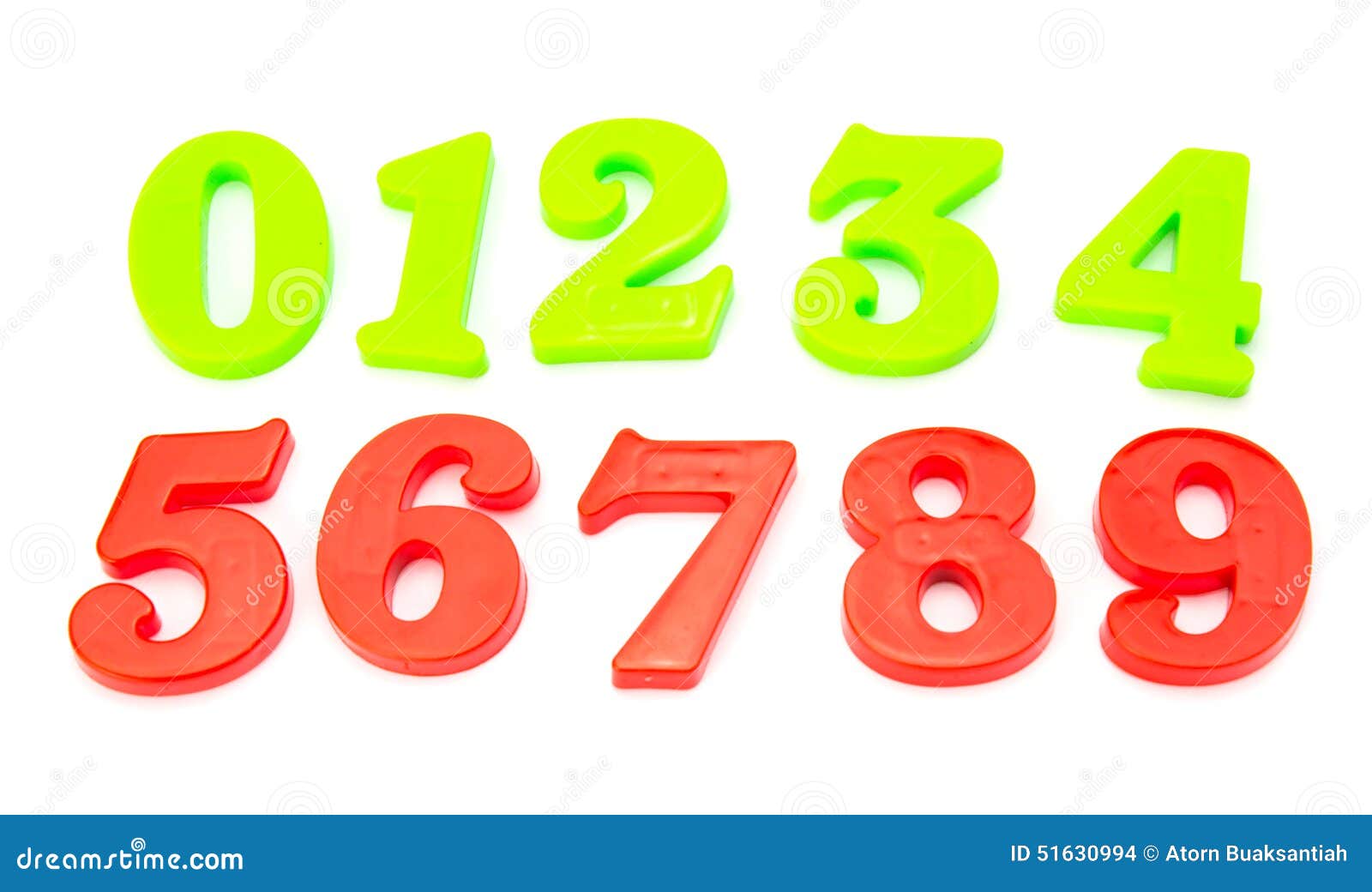 Colored Plastic Numbers Stock Photo Image of communication
