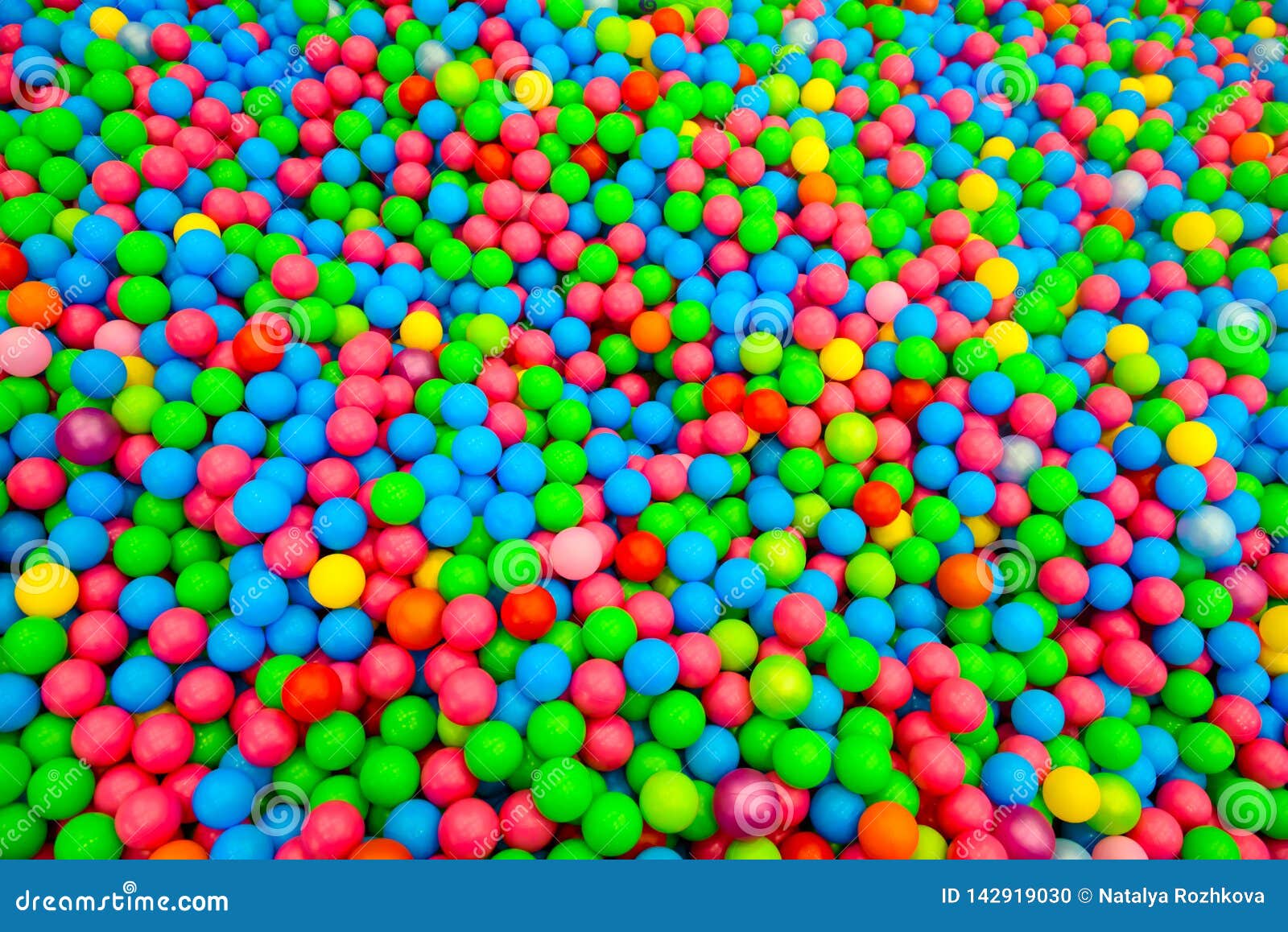 Colored Plastic Small Balls Stock Photo Image of blue, circle 142919030