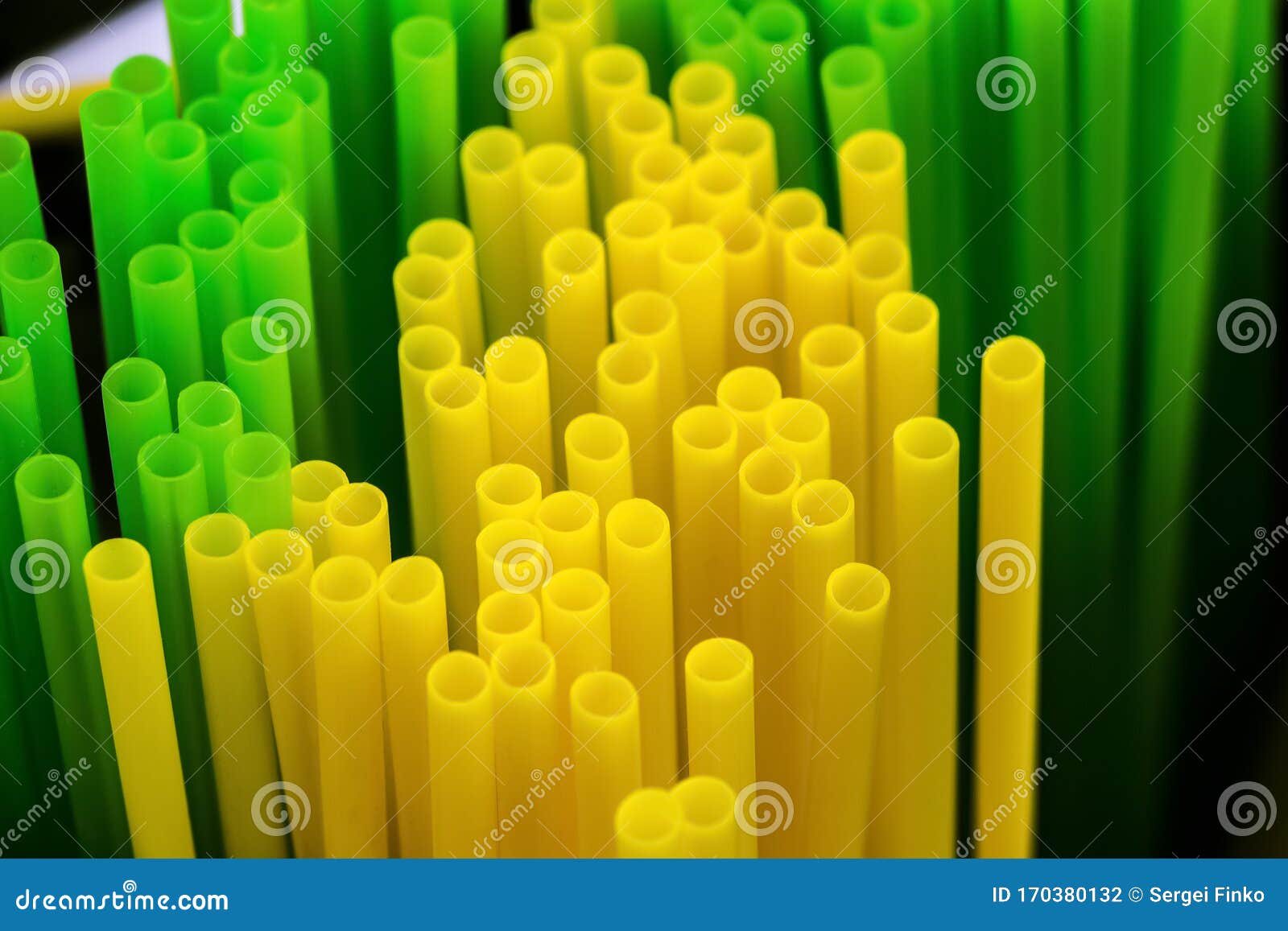 Colored plastic tubes stock photo. Image of color, bright 170380132