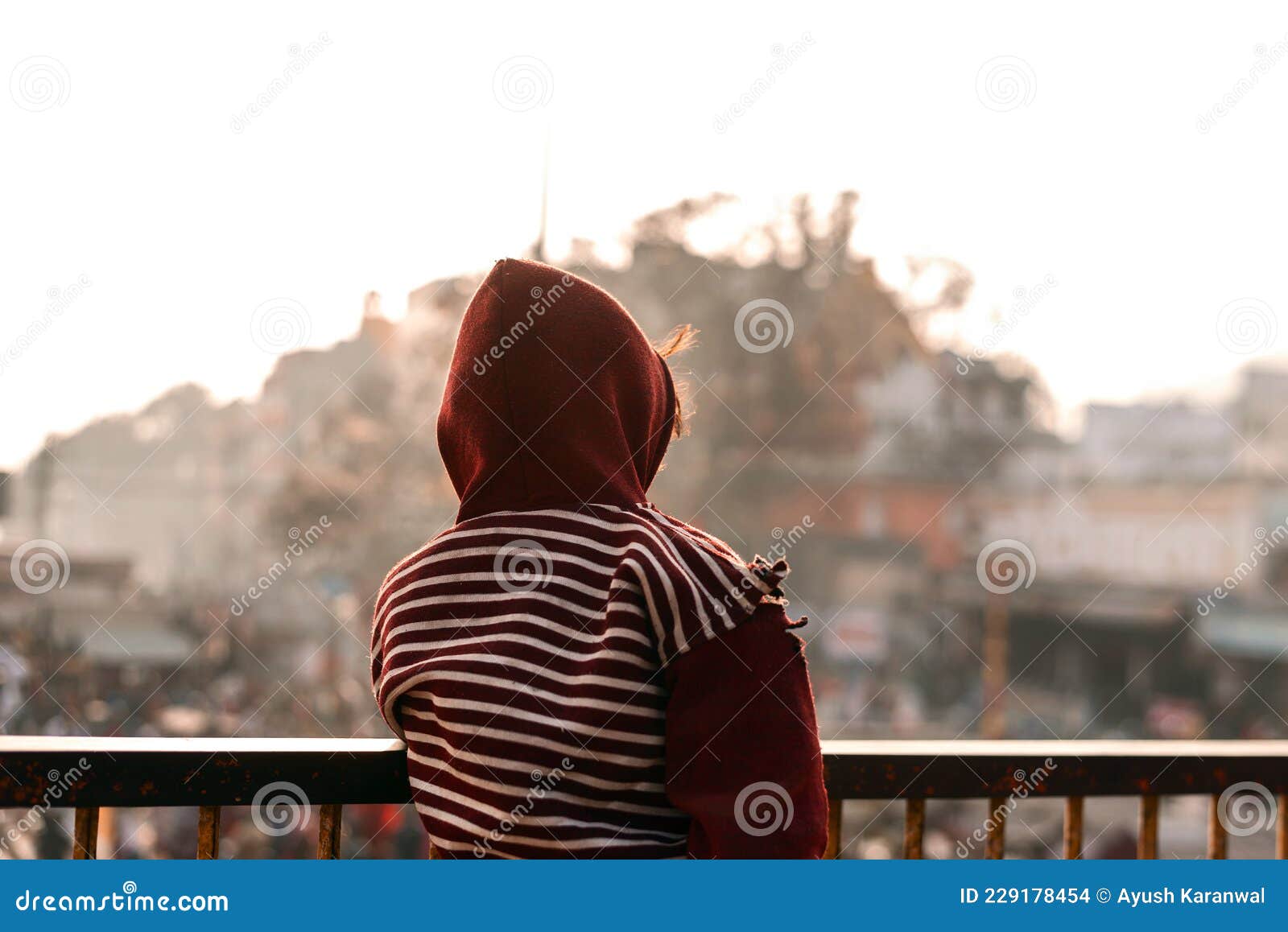 Young Kid with Hidden Face in Hoodie Stock Photo - Image of people,  children: 229178454