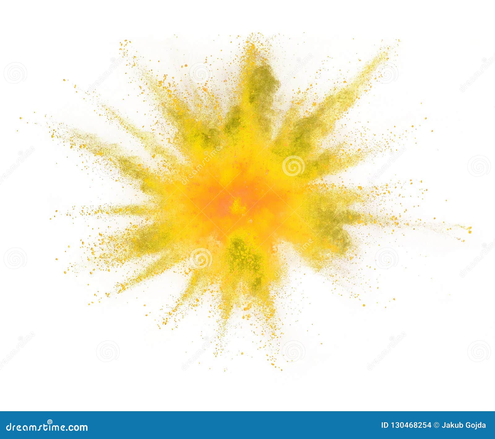 Colored Powder Explosion on White Background Stock Photo Image of