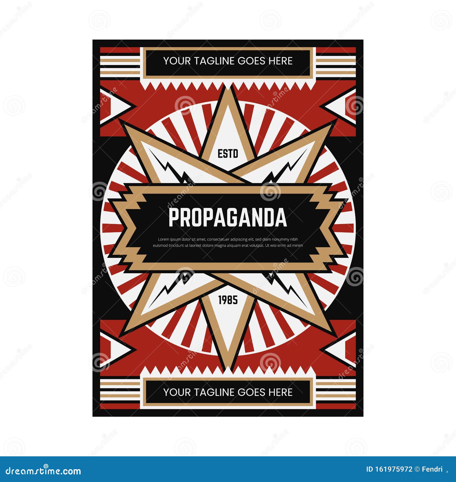 PROPAGANDA POSTER DESIGN TEMPLATE Stock Vector Illustration of PROPAGANDA POSTER DESIGN TEMPLATE Stock Vector Illustration of