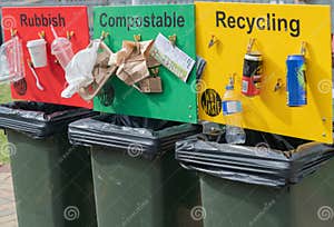Recycling Bins Editorial Image CartoonDealer 19441306