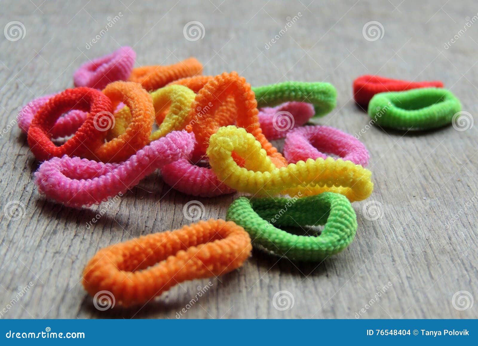 Colored Rubber Bands for Hair Braiding Stock Photo - Image of icon, braids:  76548404