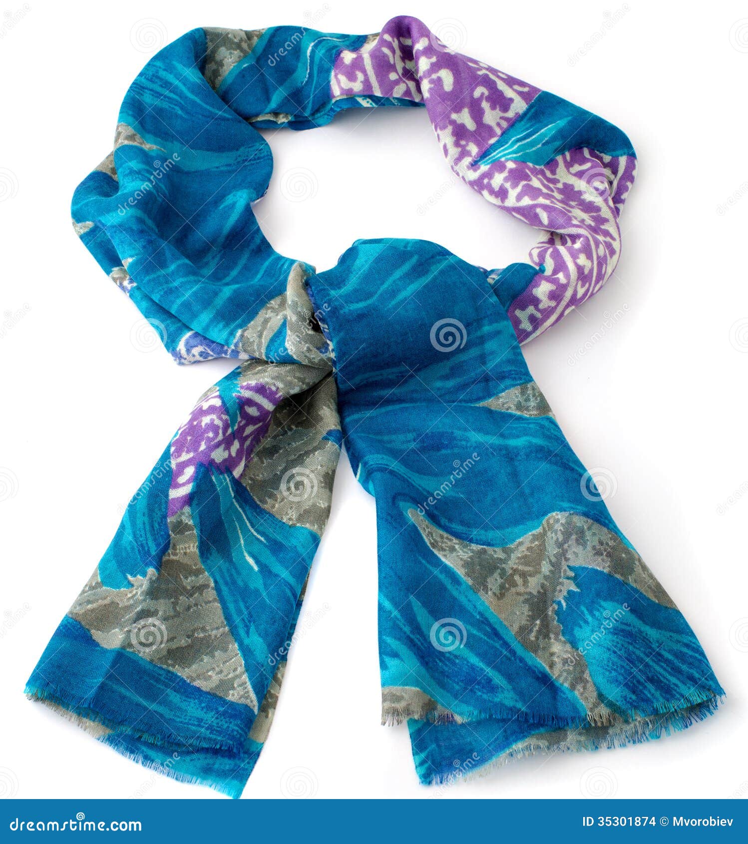 colored scarf or pashmina