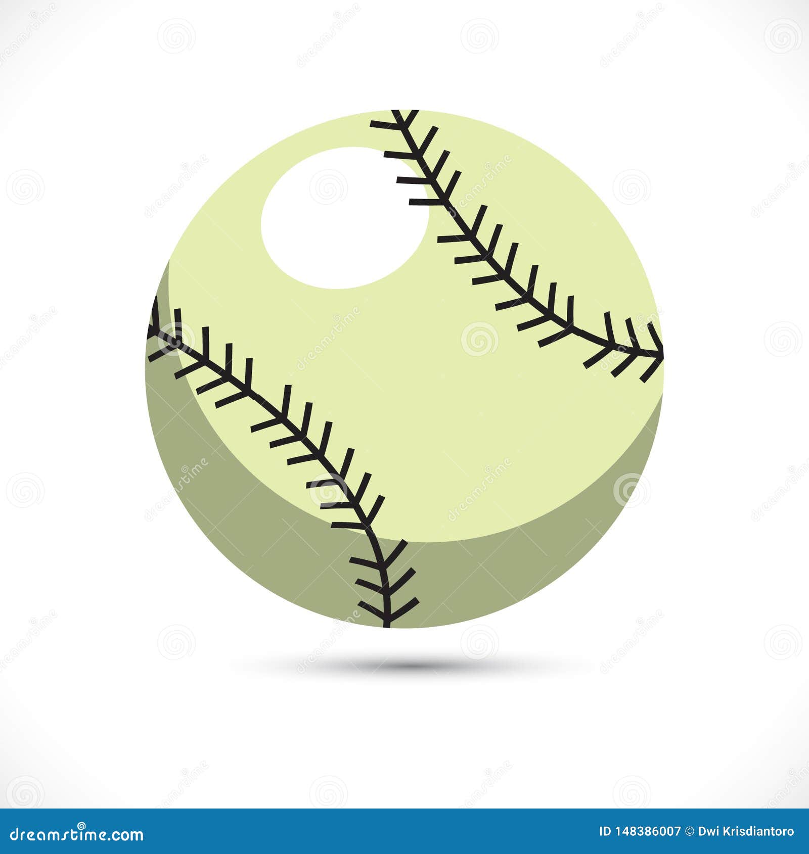 pix Softball Vector Free Download https www dreamstime com colored softball vector sport ball illustration art white background image148386007