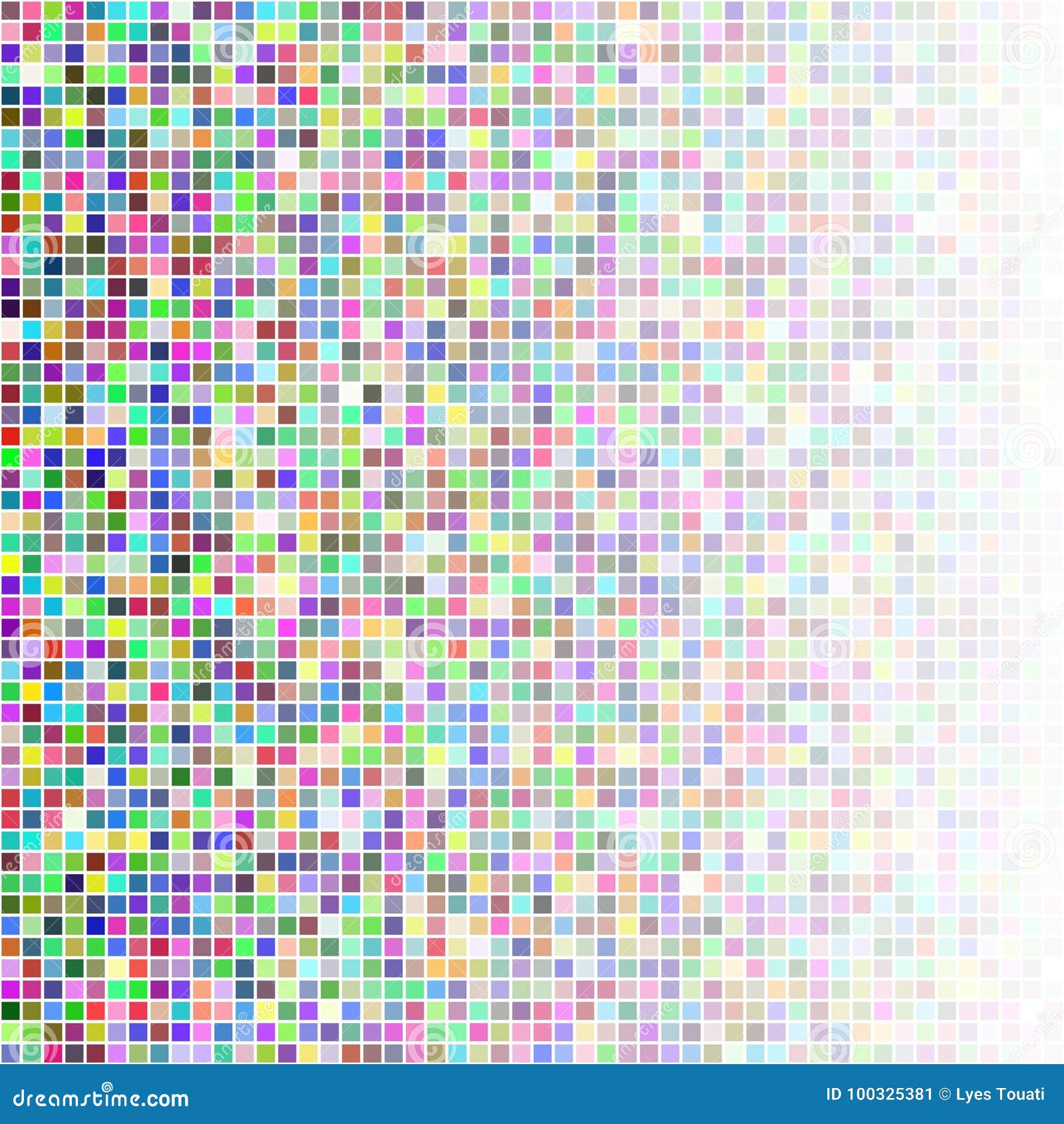 random colored squares