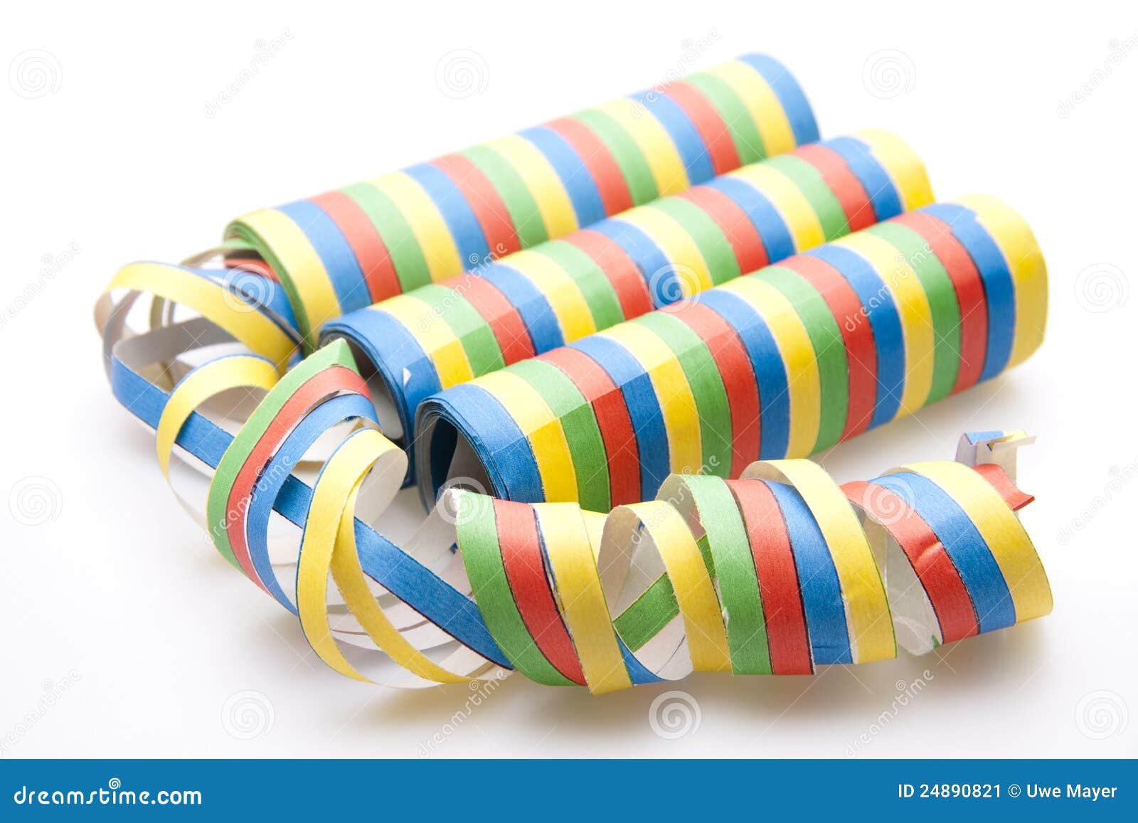 Colored streamers stock image. Image of eves, birthday 24890821