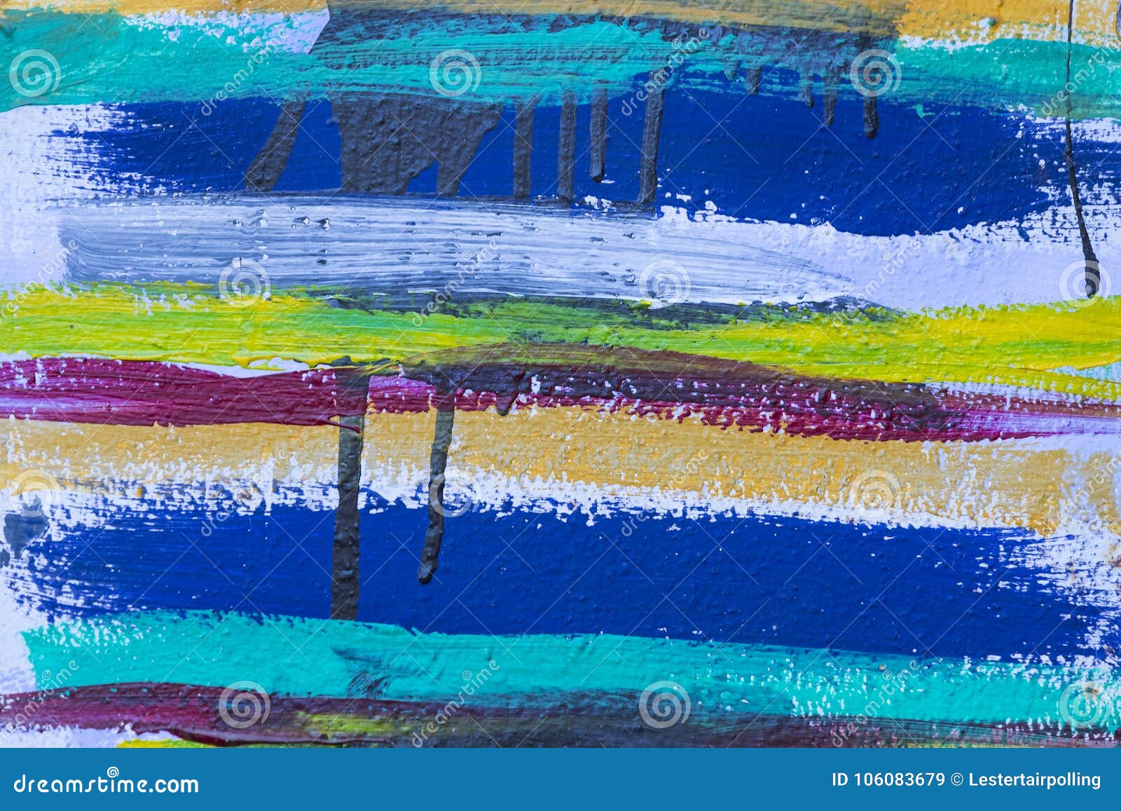 colored stripes background of acrylic paint