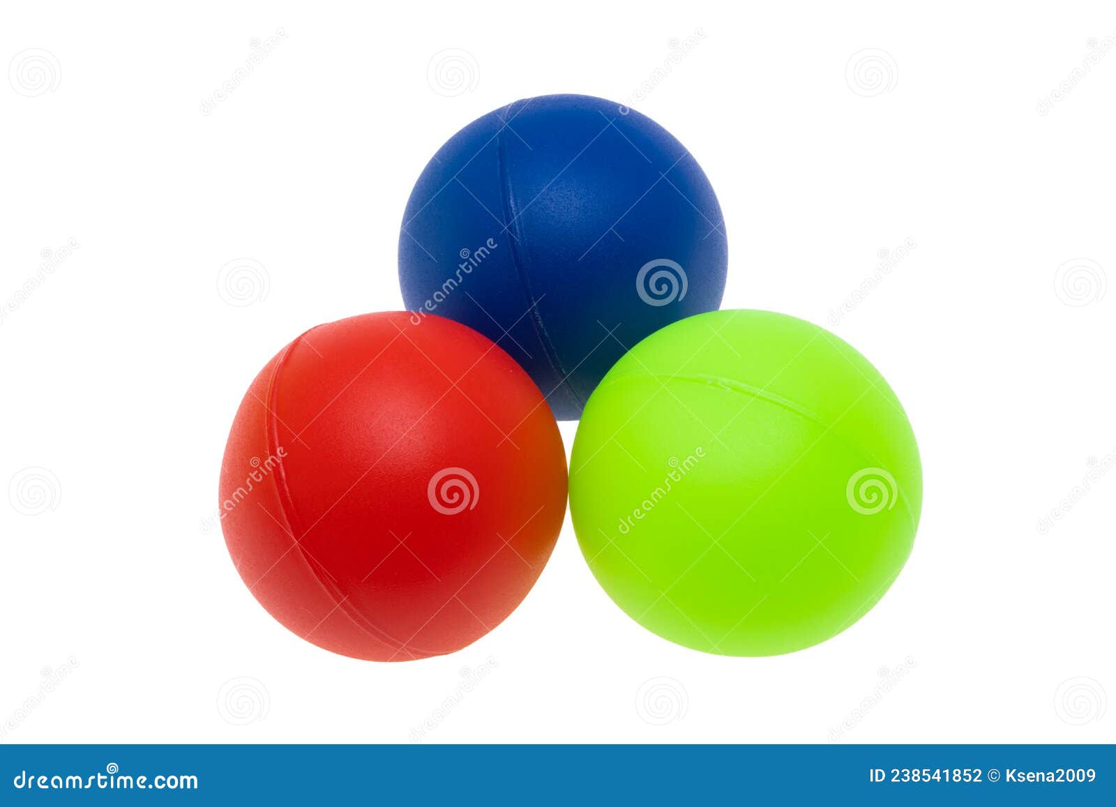 Colored Table Tennis Balls Isolated Stock Photo Image of sphere