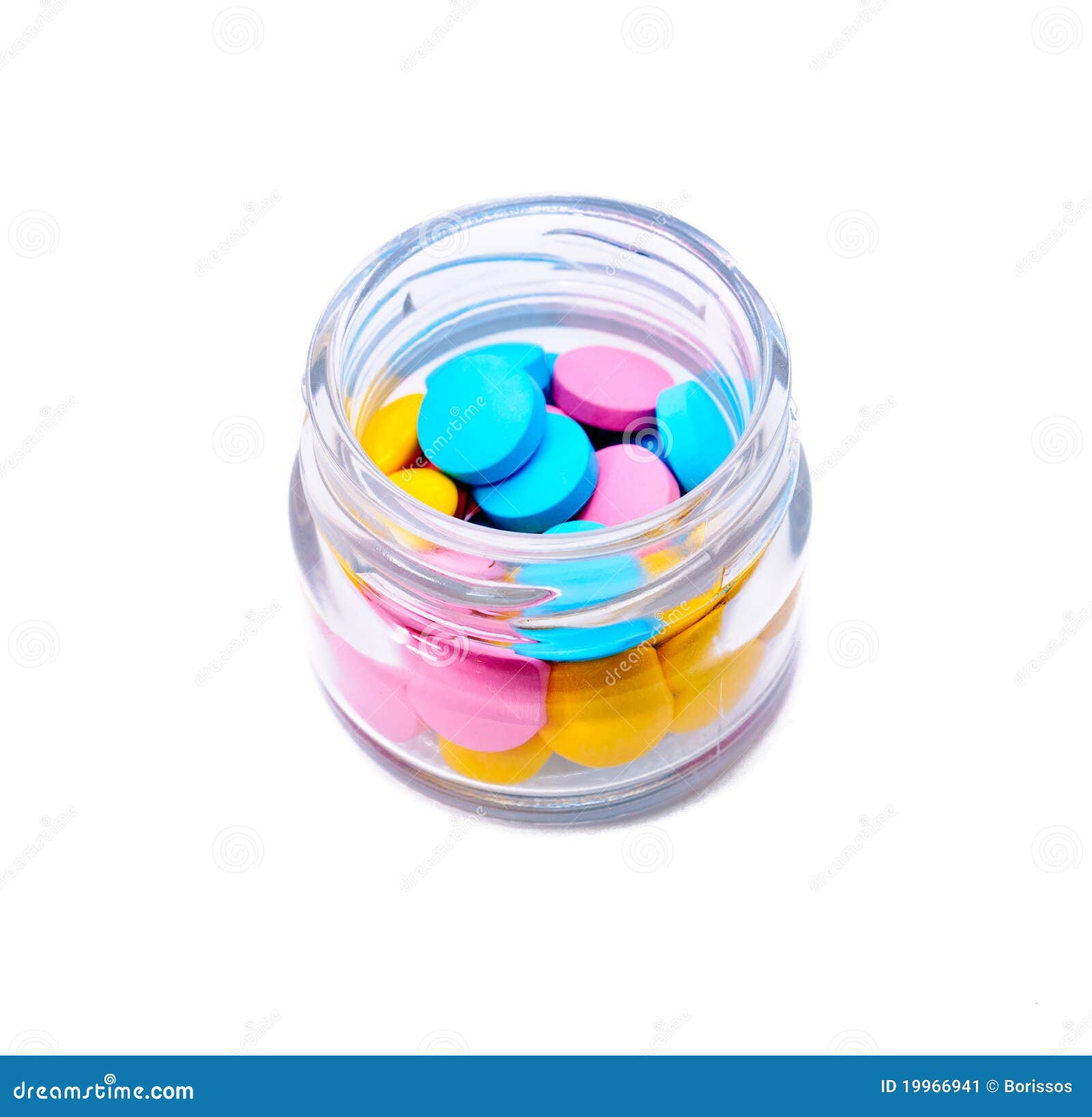 Colored tablets stock image. Image of overdose, cure