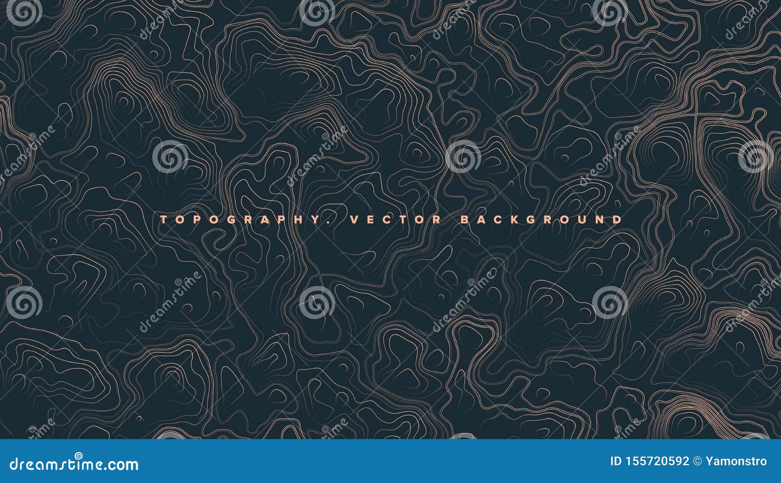 colored topographic contour map abstract background