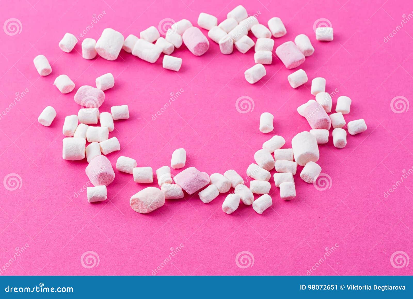 colored twisted marshmallow