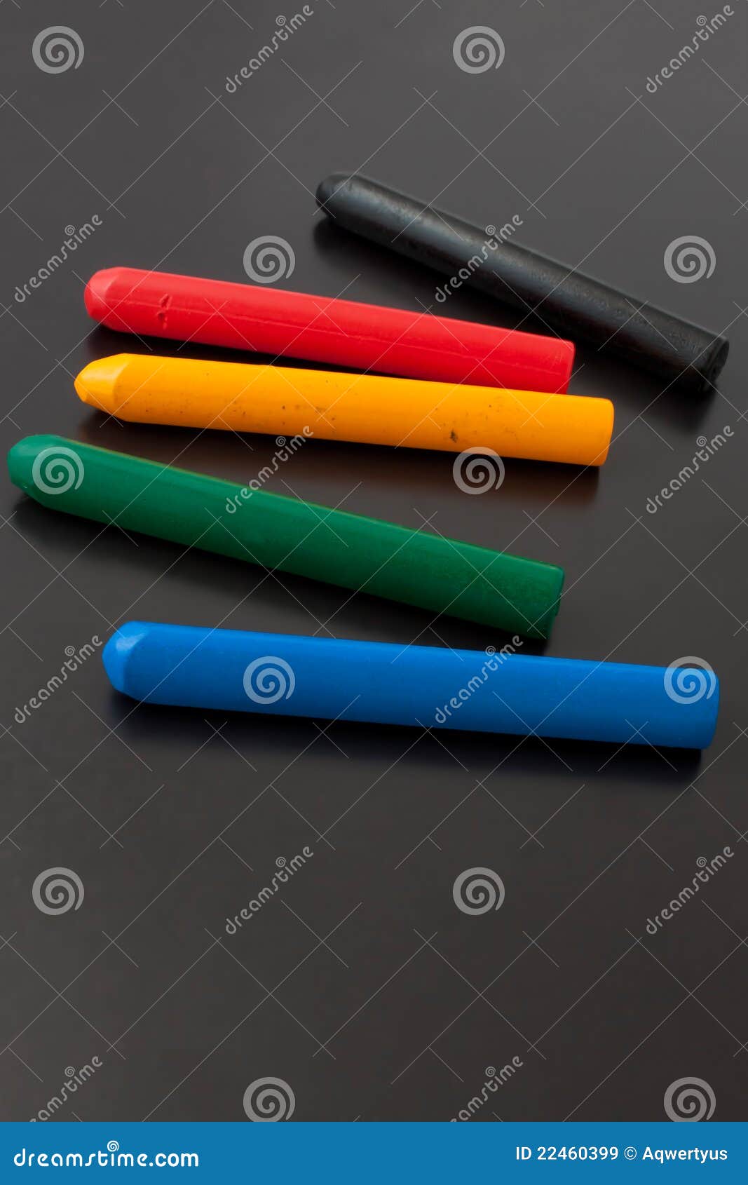 Colored wax pencils stock image. Image of draw, empty 22460399