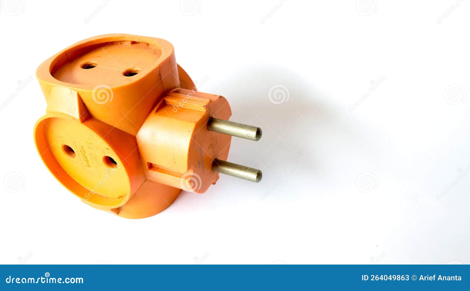 Colored 4way Electrical Adapter Stock Image Image of electrical
