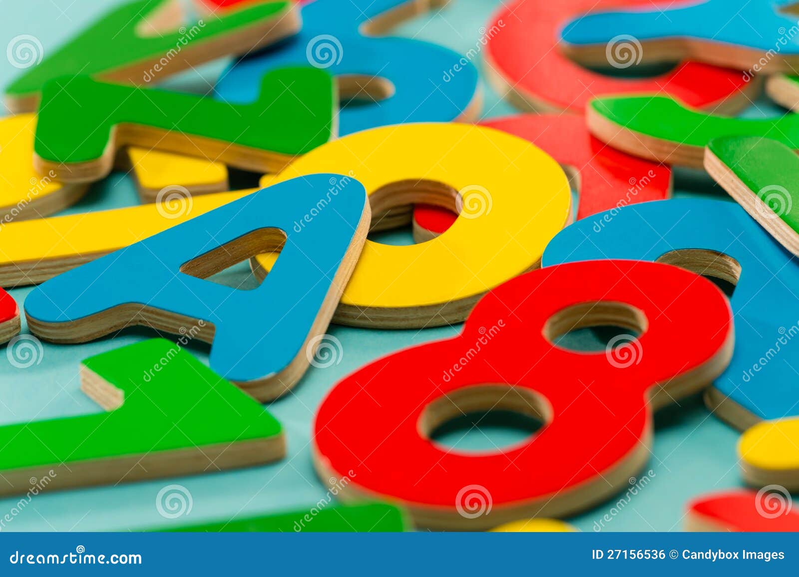 Wooden Numbers 1234567890 Stock Photo 1150662113