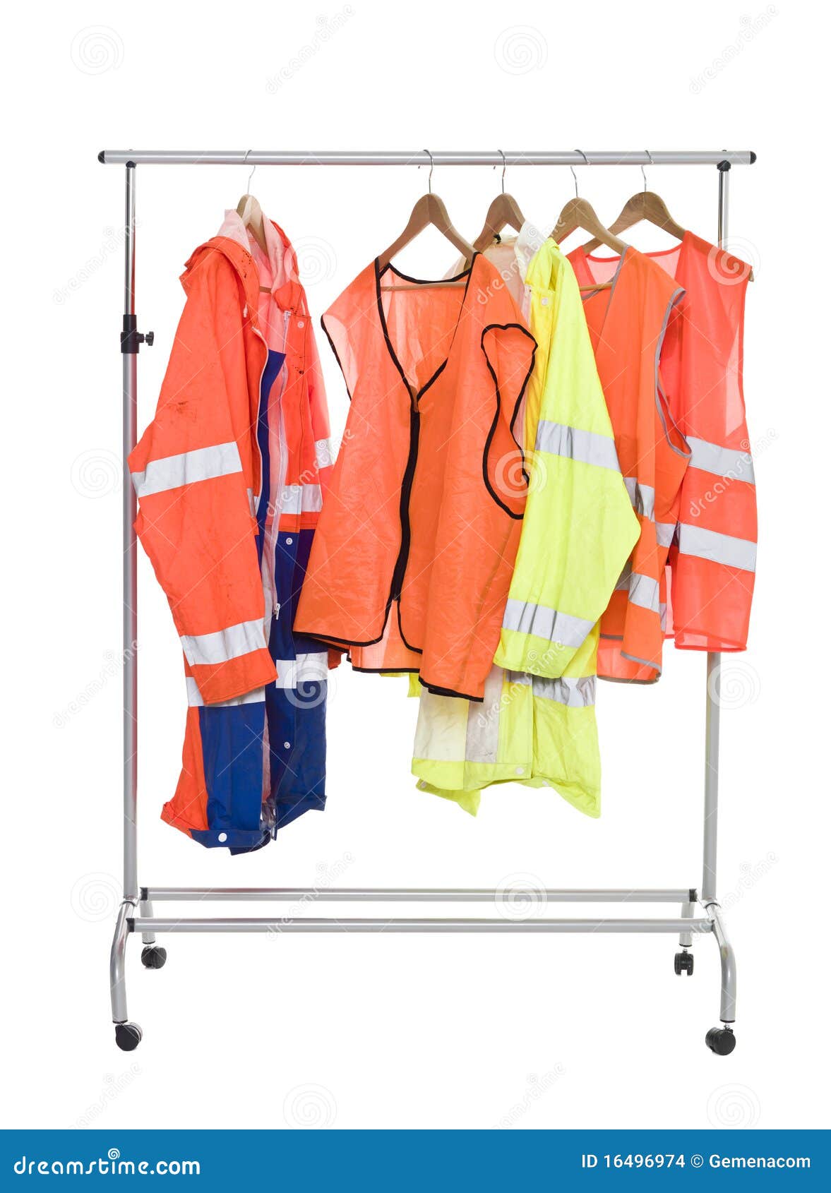 colored workwear