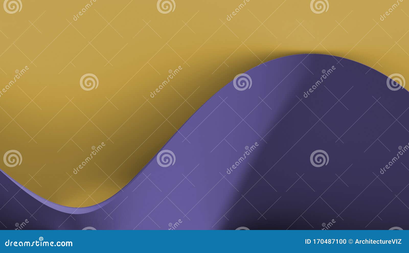 Colorful Abstract Architecture Background, Wavy Pattern, Fluid Shapes