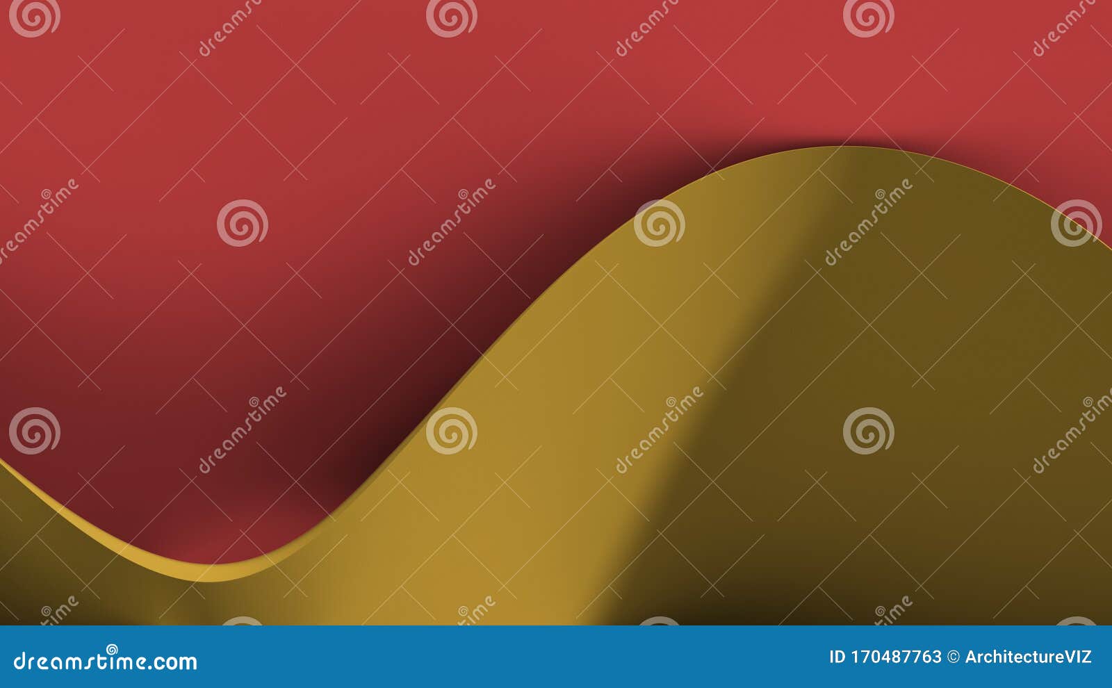 Colorful Abstract Architecture Background, Wavy Pattern, Fluid Shapes
