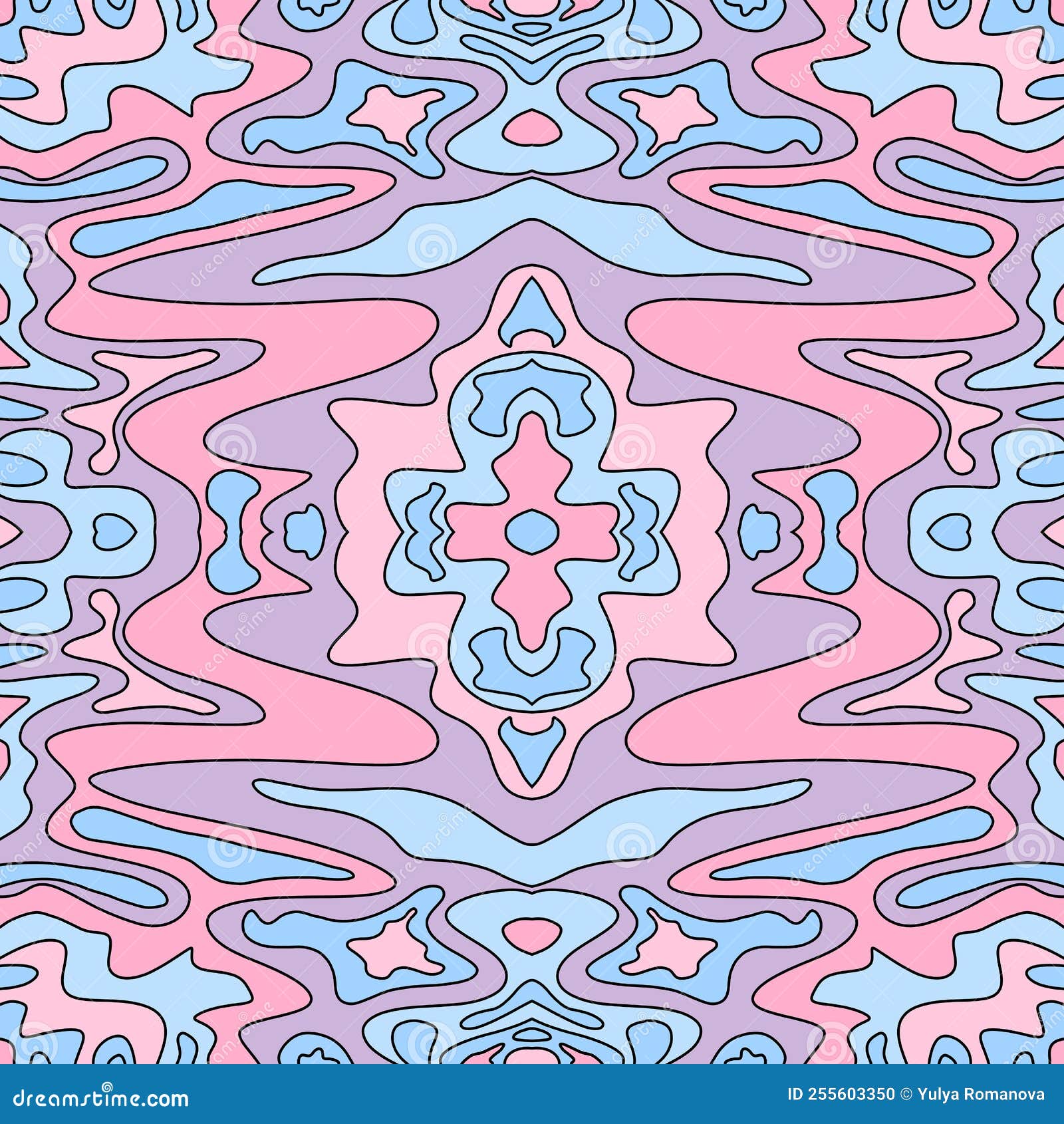 Colorful Abstract Background with Pastel Colors Stock Illustration