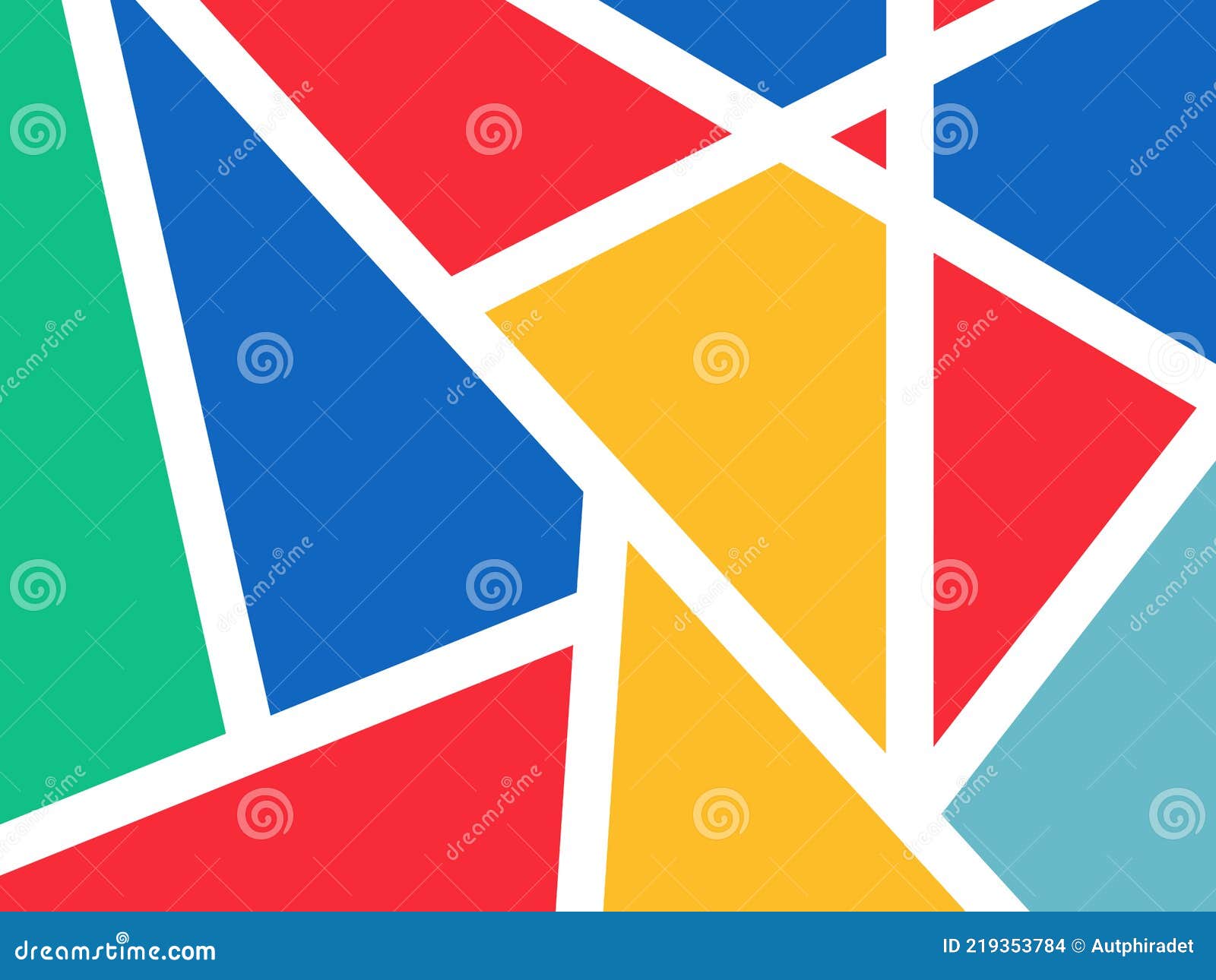 Colorful Abstract Geometric Pattern with Simple Design,shape. Modern  Background for Web Banner,poster,branding,wallpaper, Vector Stock Vector -  Illustration of abstract, card: 219353784