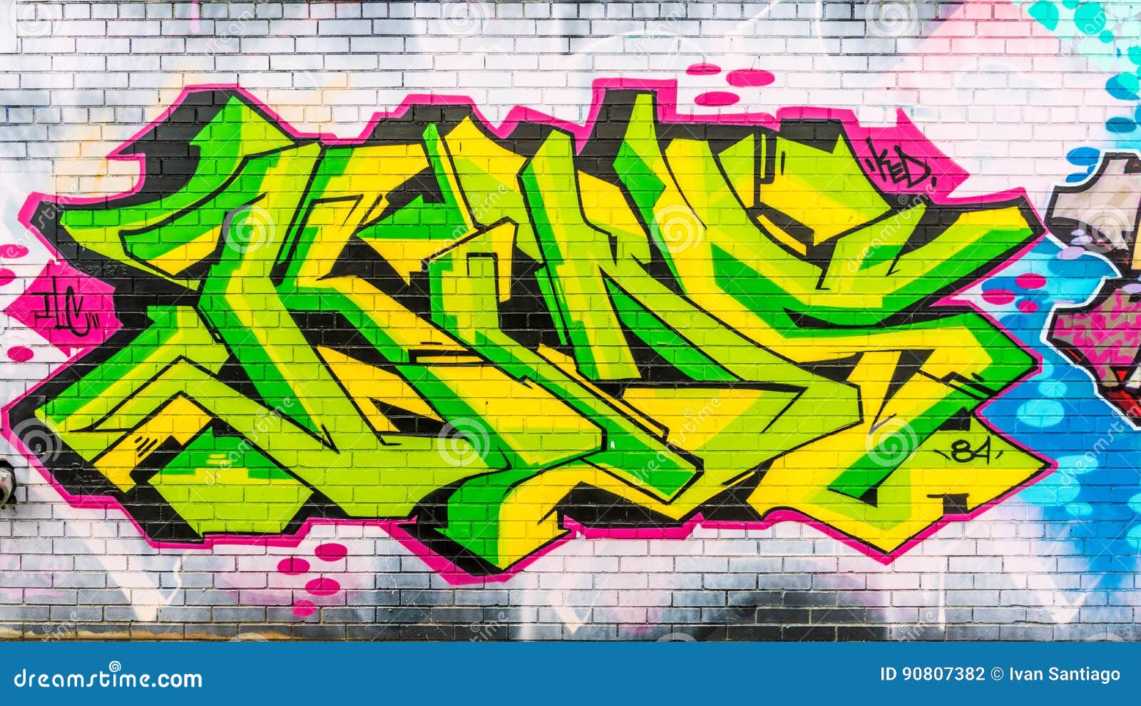 Colorful Abstract Graffiti World Editorial Photography Image of