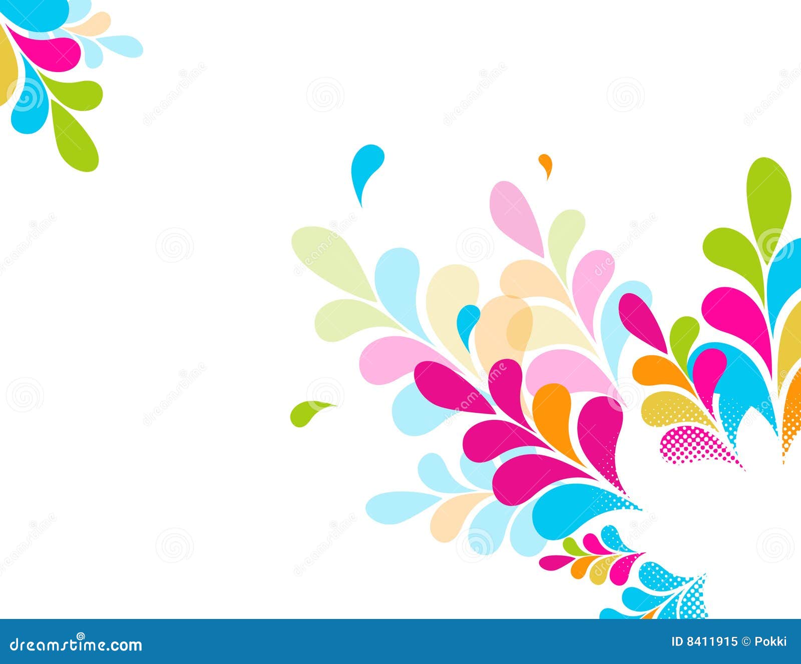 Colorful Abstract Illustration. Stock Vector Illustration of elements