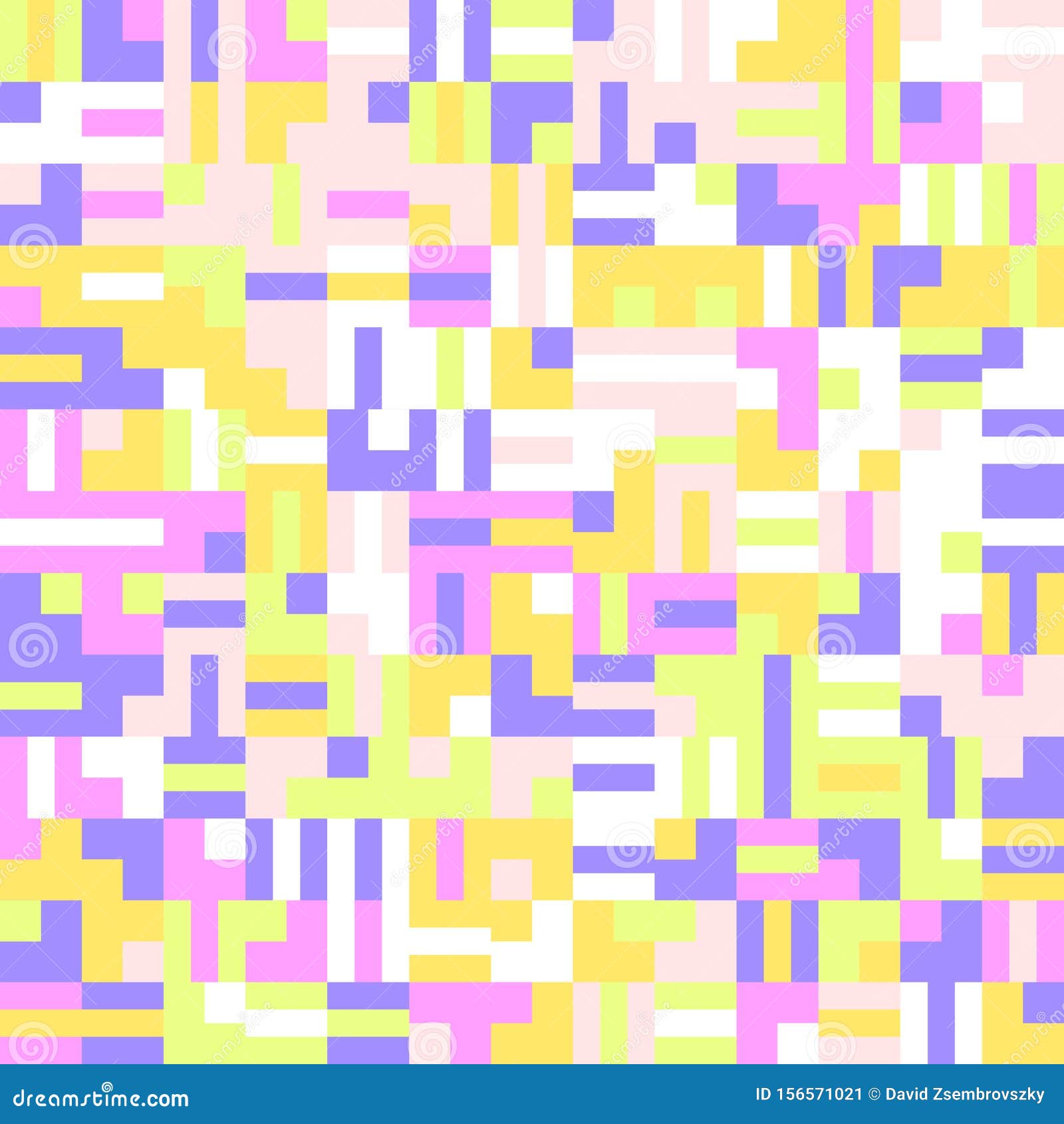 Colorful Abstract Rectangular Mosaic Pattern Background Design Stock ...