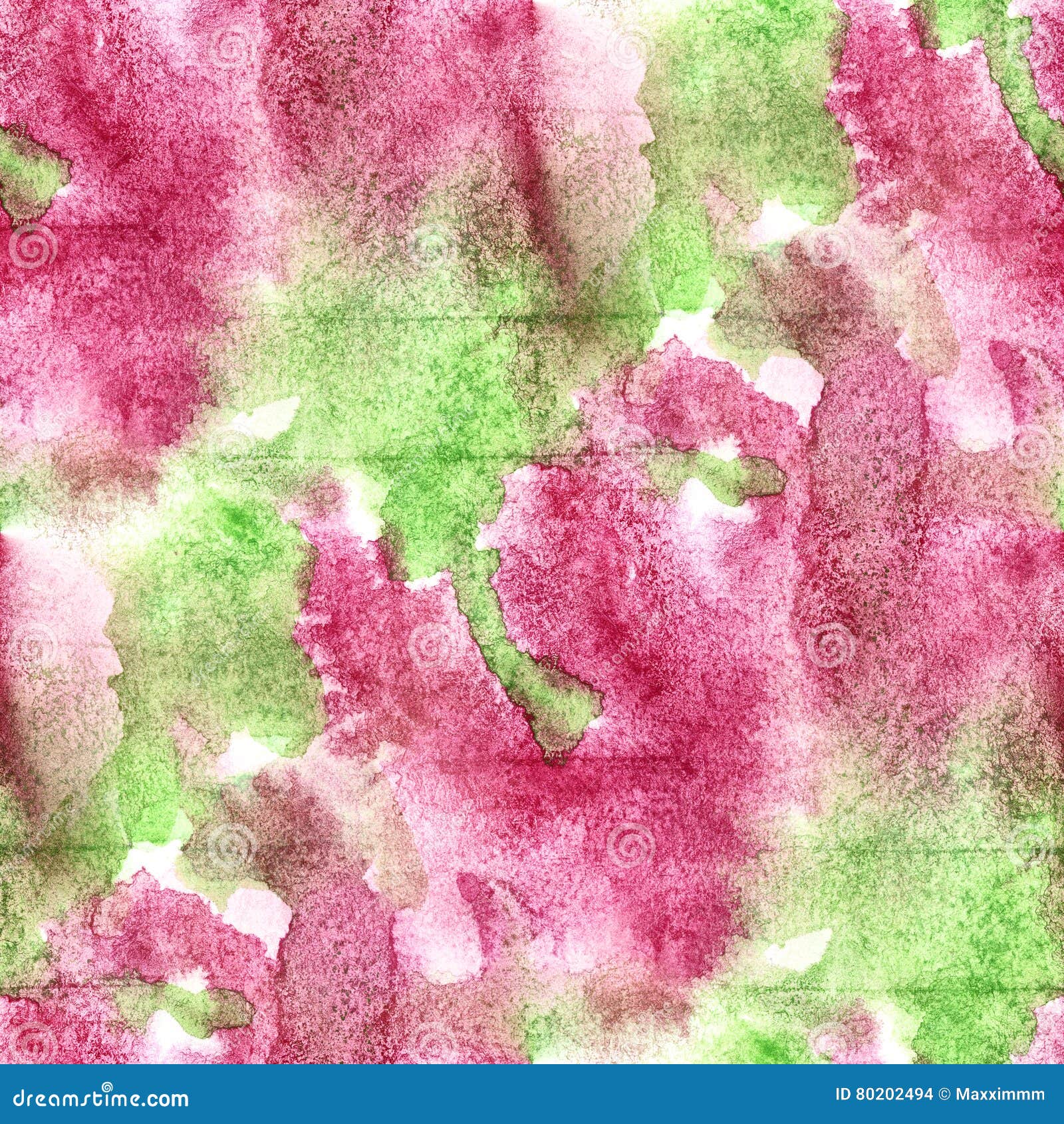 Colorful Abstract Seamless Watercolor for Background. Pink Green ...