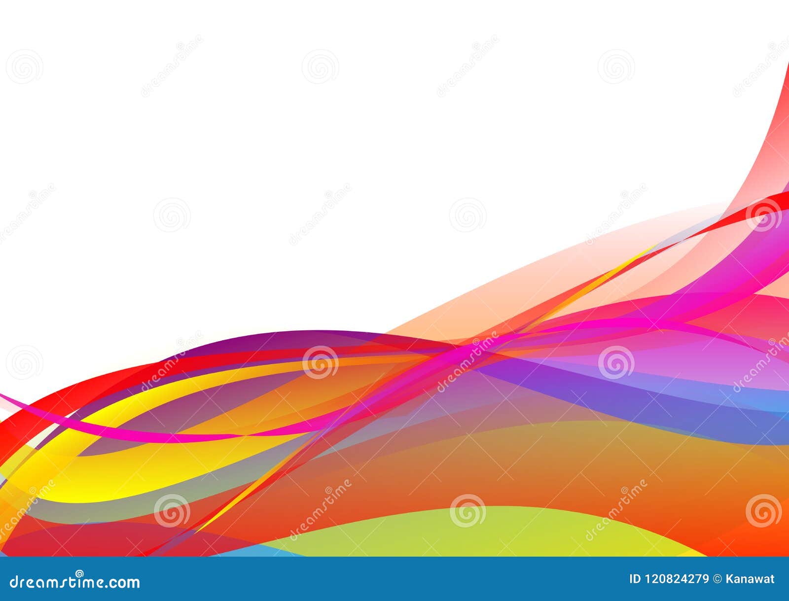 Colorful Abstract Wave Background Vector Illustration for Your Business ...