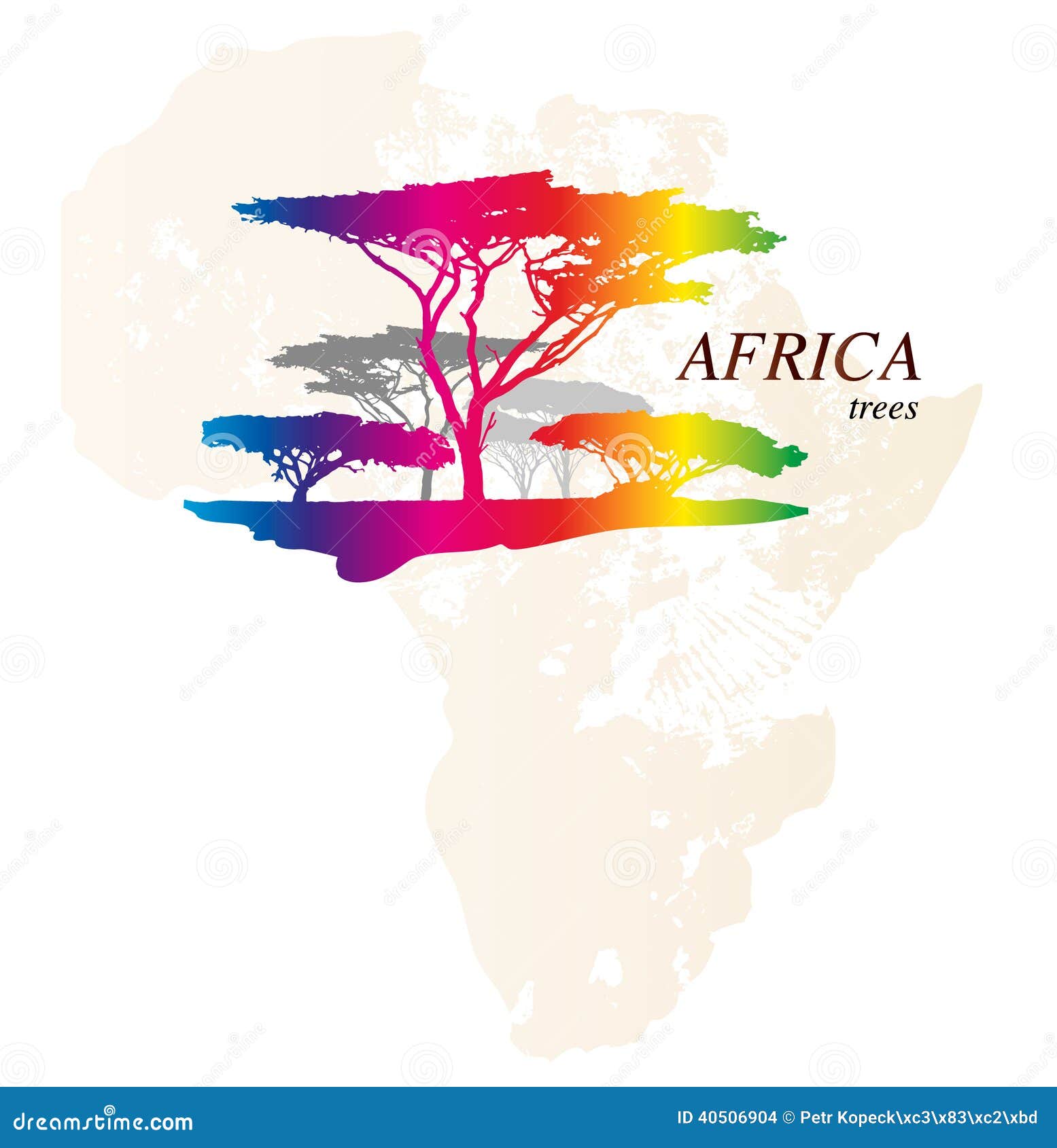 Colorful africa map stock illustration. Illustration of colorful 40506904
