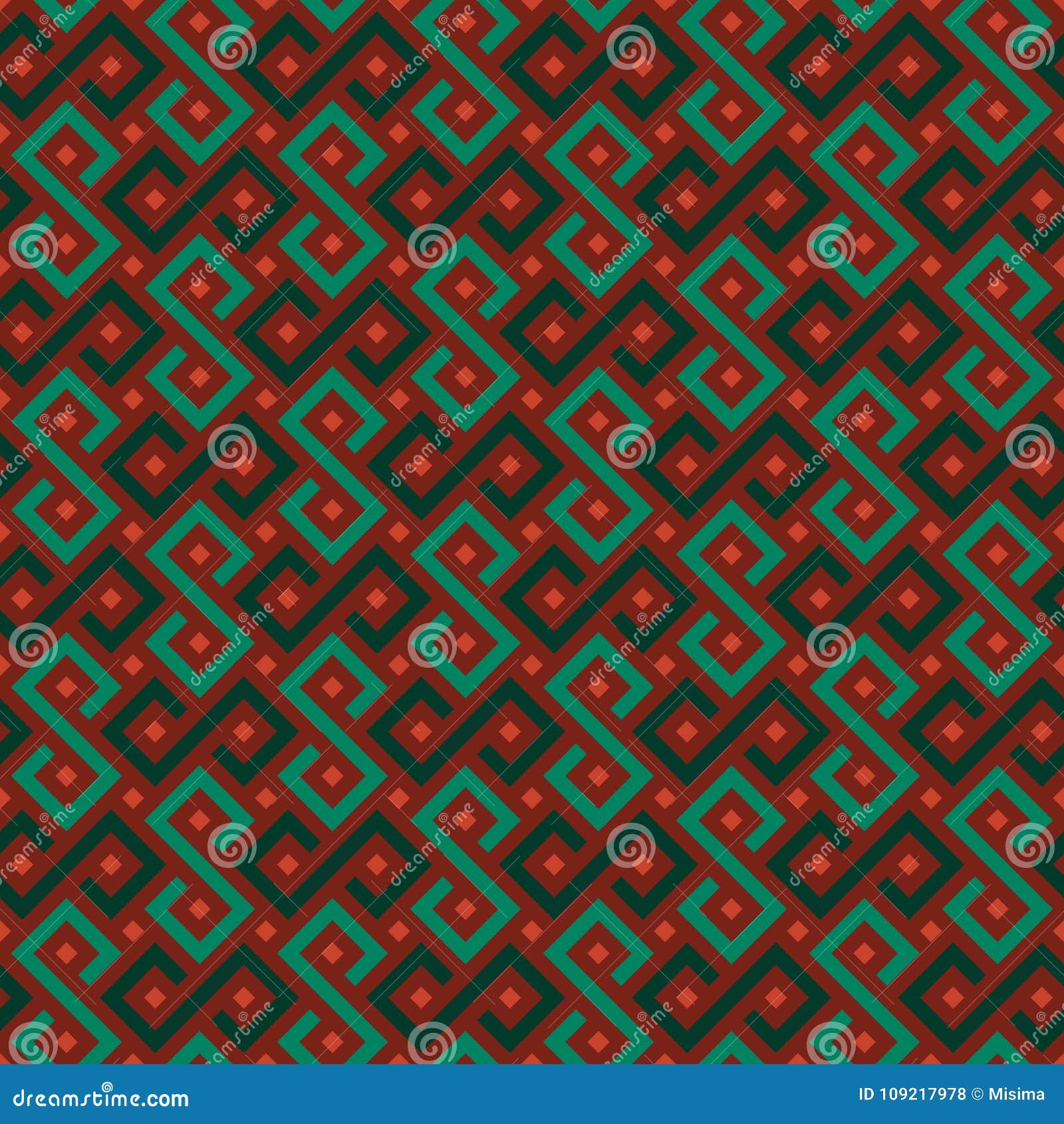 colorful african geometric ornament.