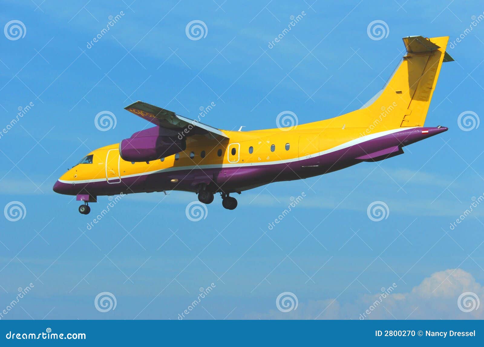 Colorful airplane stock photo. Image of colorful, aerial - 2800270