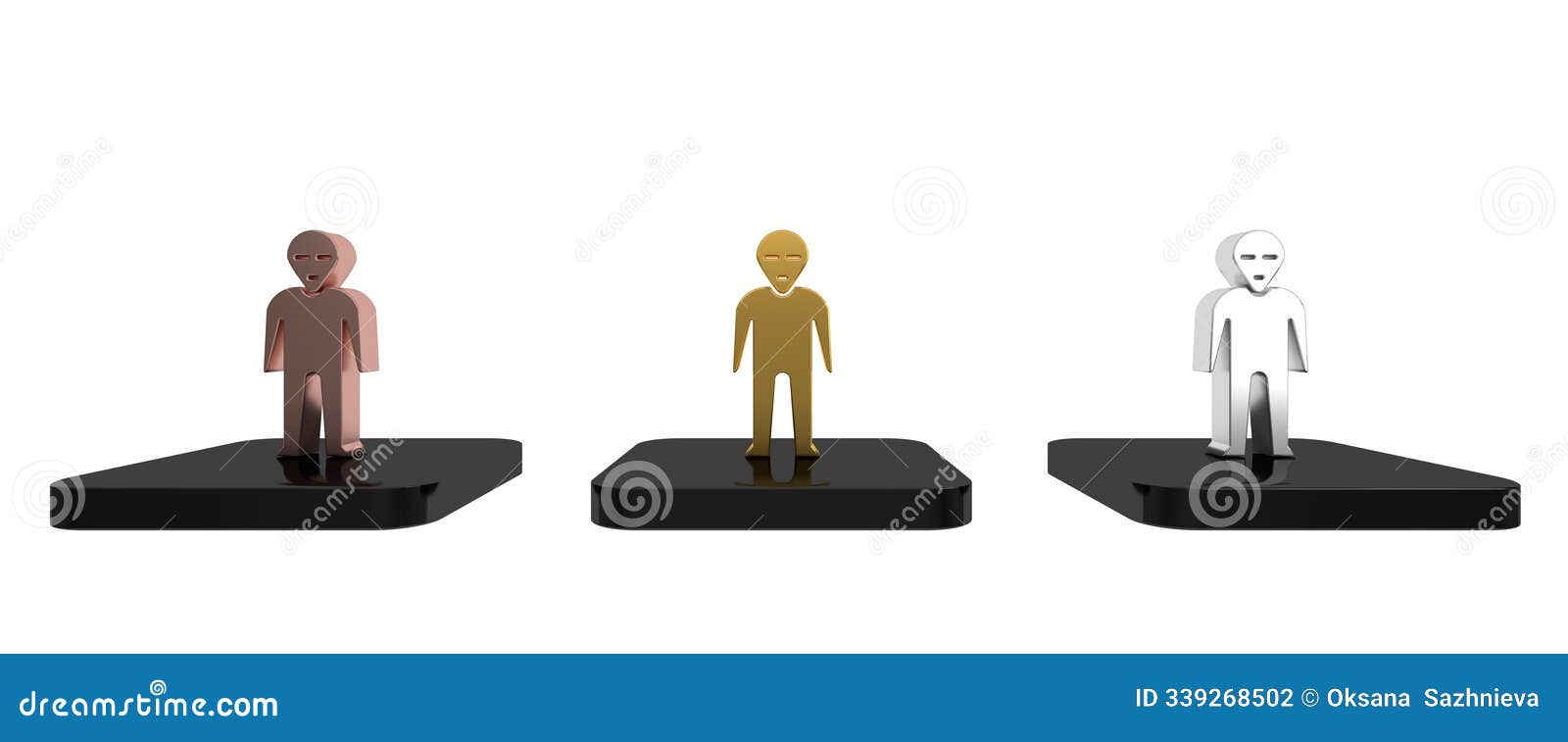 colorful alien icon  on white background. extraterrestrial alien face or head . minimalism concept. 3d