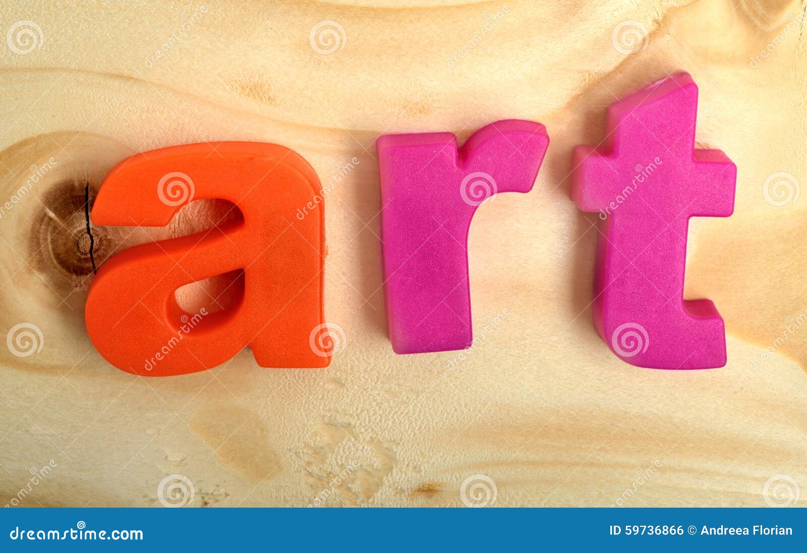 Colorful art word stock photo. Image of idea, paint, inspiration 59736866