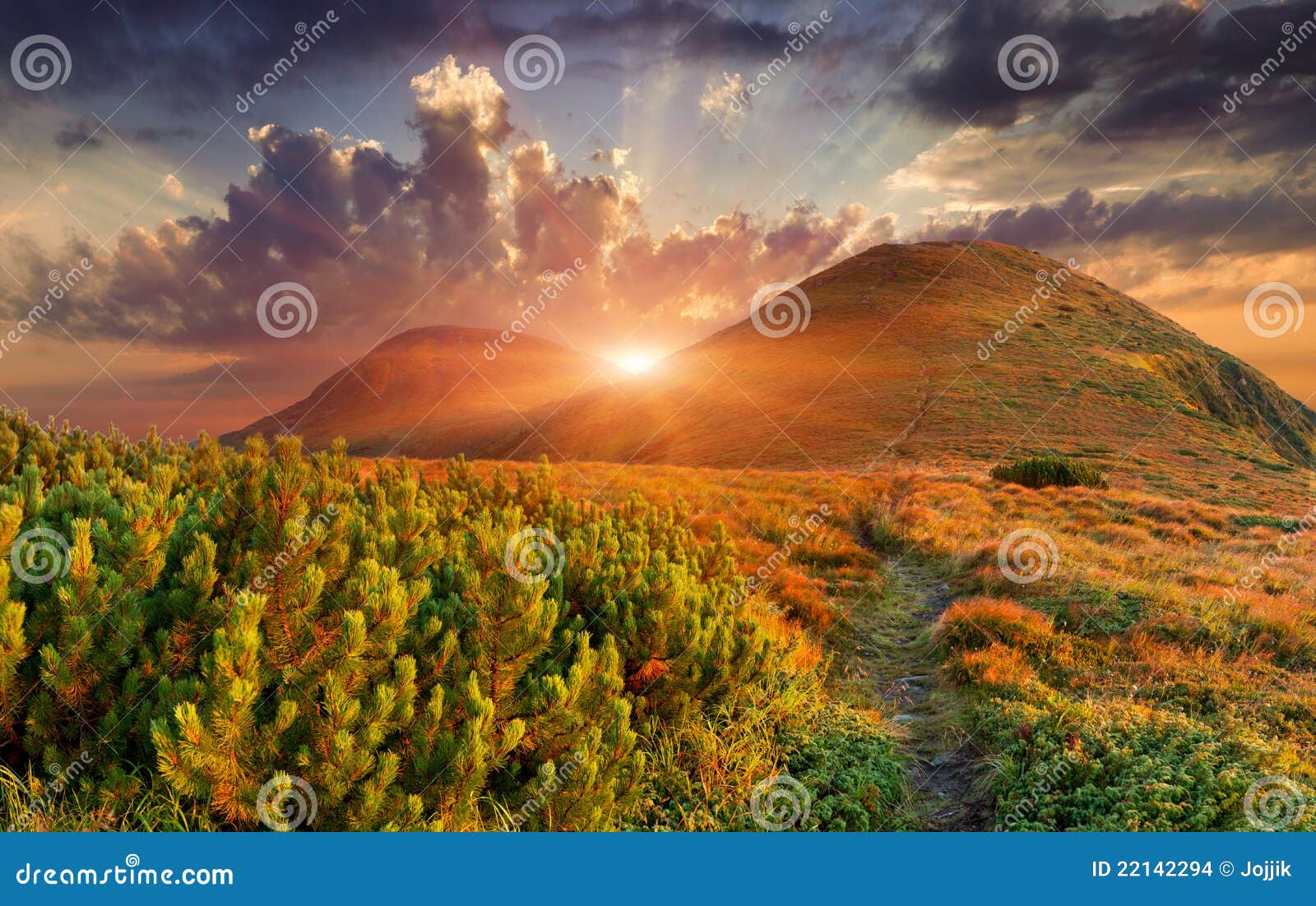 Colorful Autumn Landscape Stock Photo Image Of Mountain 22142294