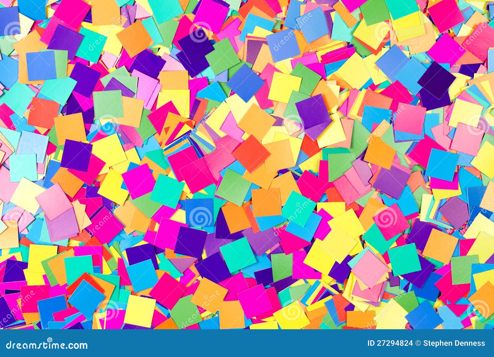 Colorful Background of Paper Confetti Stock Photo - Image of piece