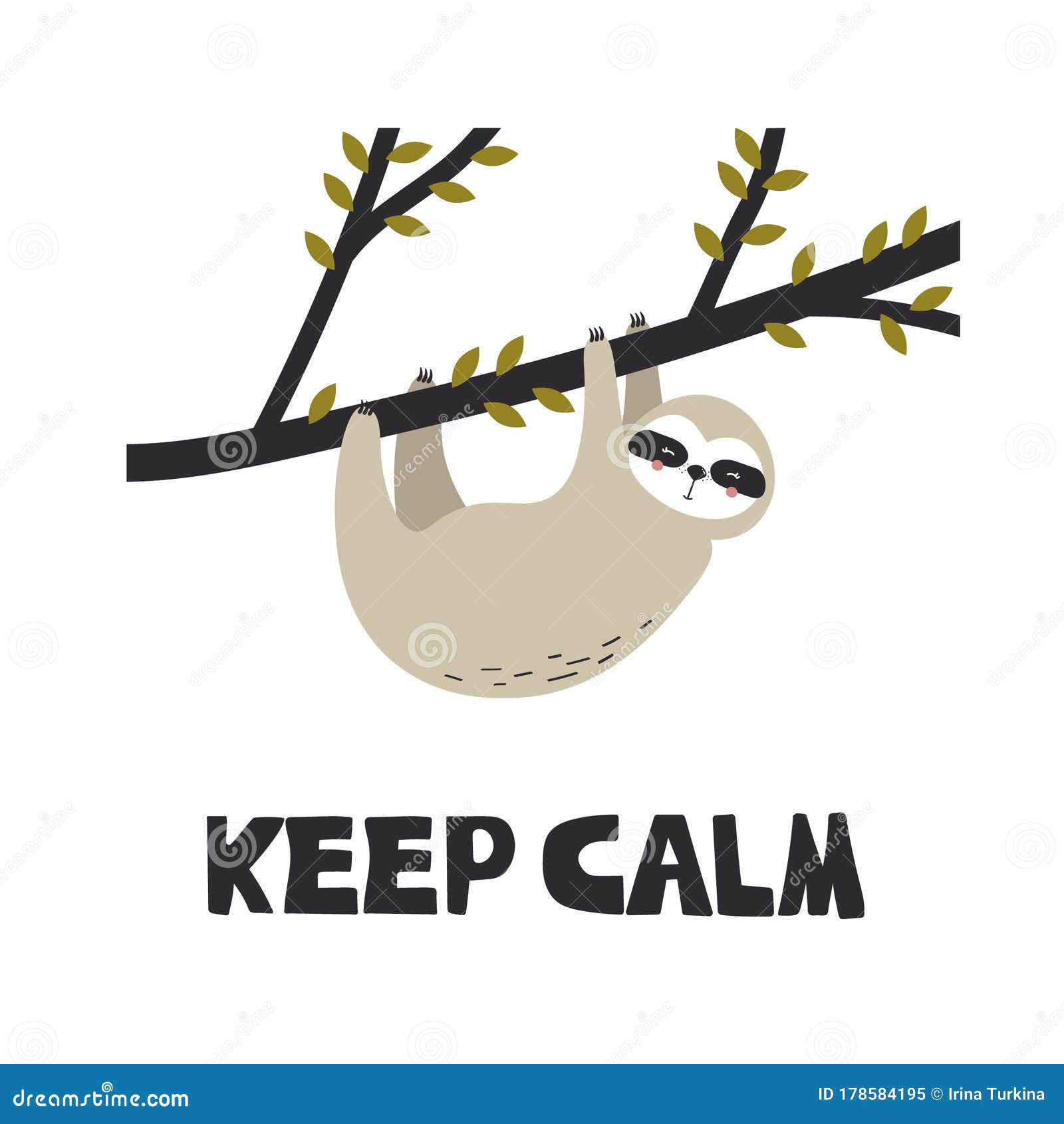 Colorful Background with Sloth on the Branch, English Text. Keep Calm. Decorative Cute Illustration with Funny Animal Stock Vector - Illustration of english, comic: 178584195 Colorful Background with Sloth on the Branch, English Text. Keep Calm. Decorative Cute Illustration with Funny Animal Stock Vector - Illustration of english, comic: 178584195