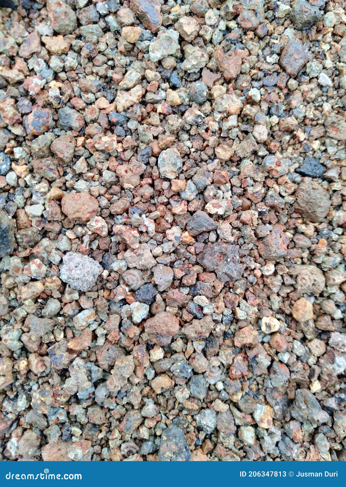 Colorful Background of Small Gravels Texture Stock Image Image of