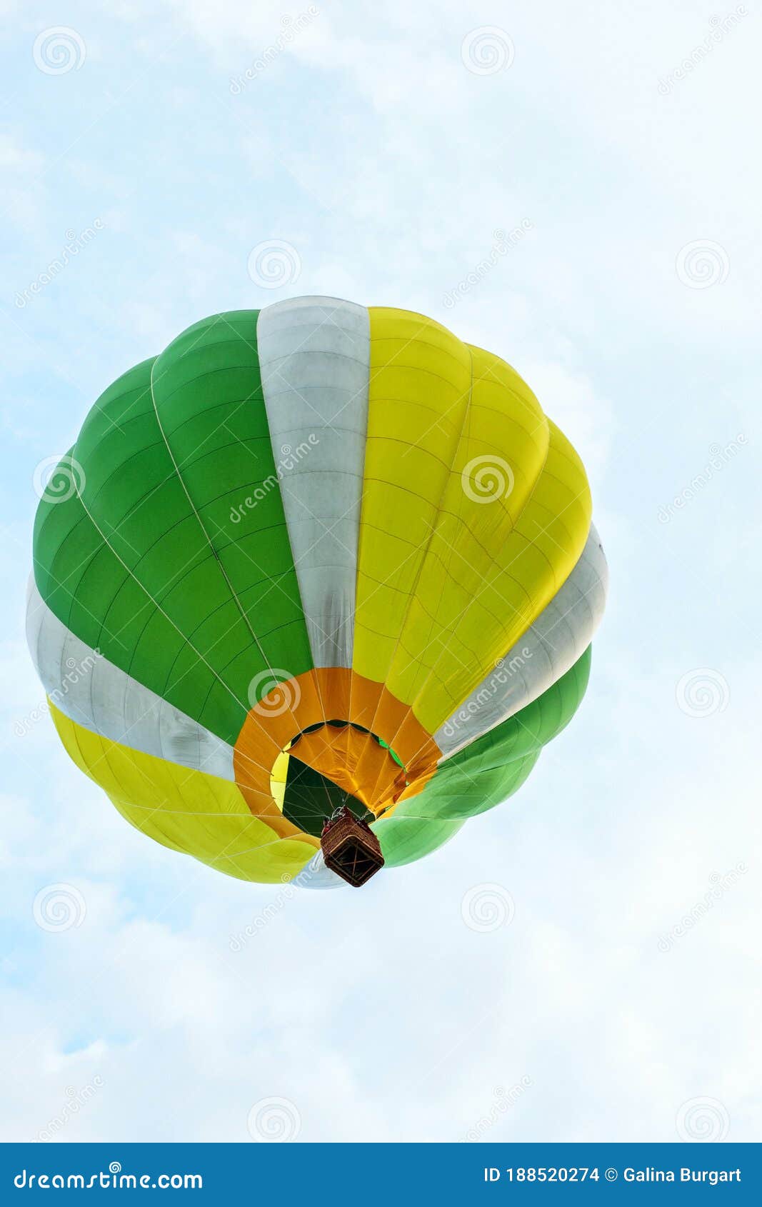 colorful balloon in the air. european balloon festival in igualada, spain