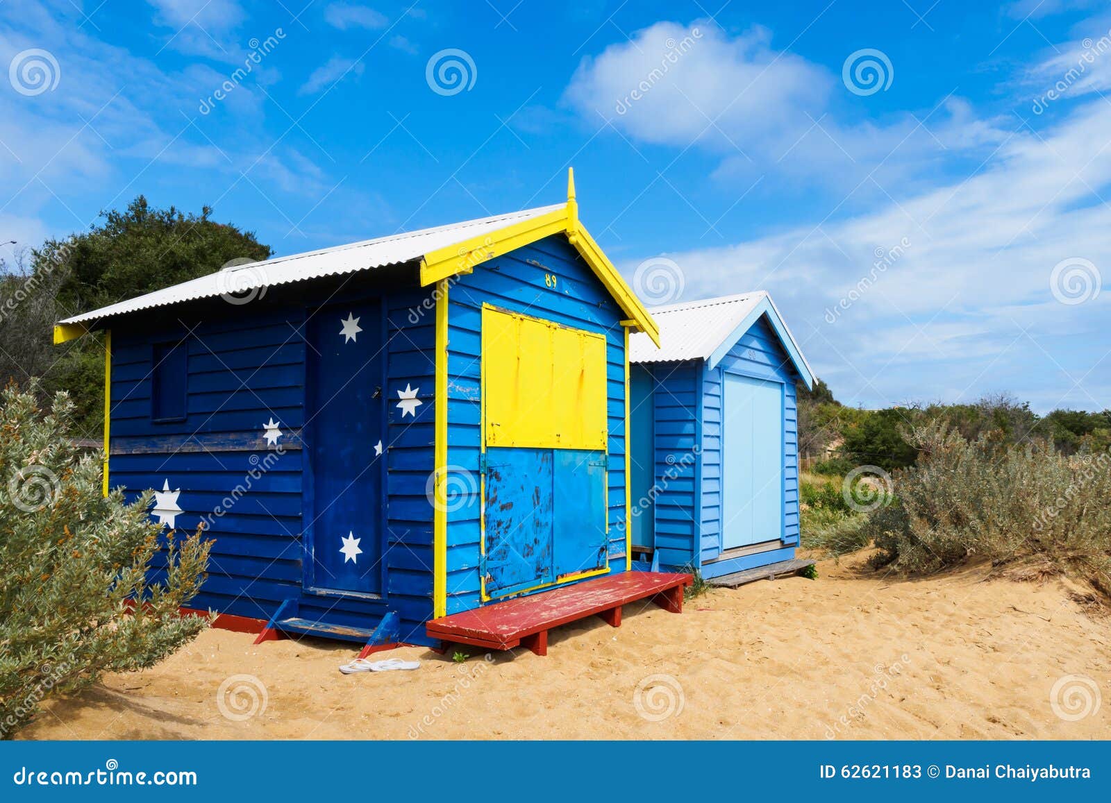 Colorful bath houses stock image. Image of tourism, bath 62621183