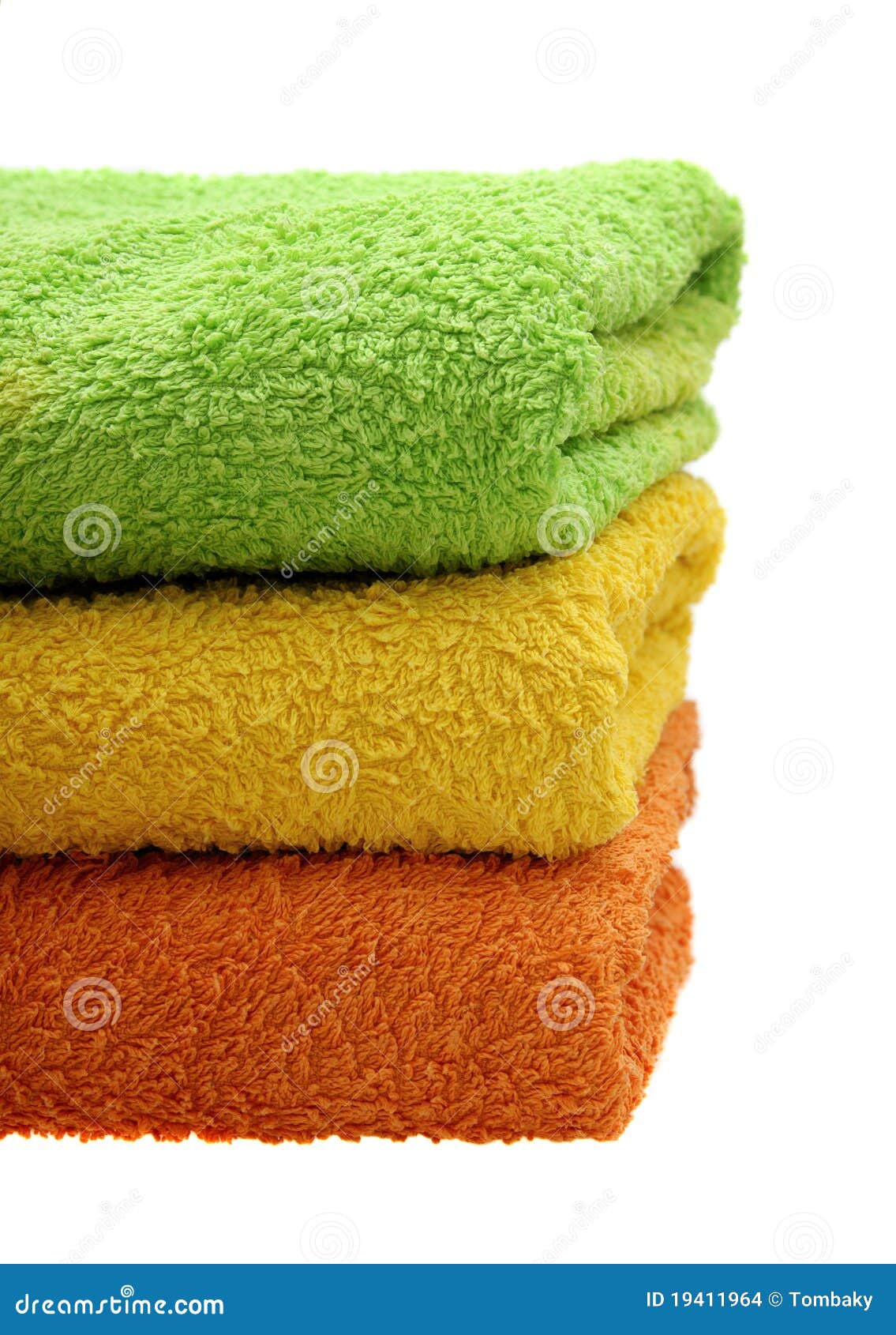 Colorful bathroom towels stock photo. Image of shower 19411964