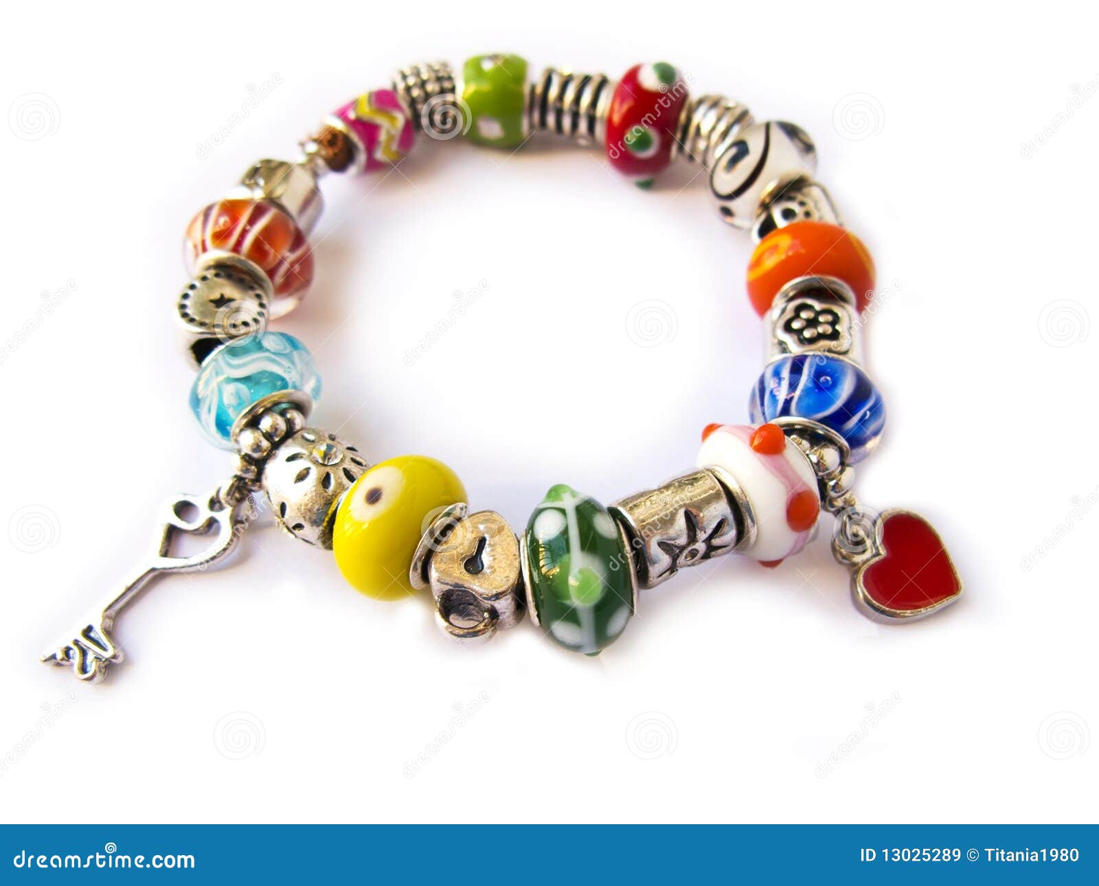 colorful beads bracelet