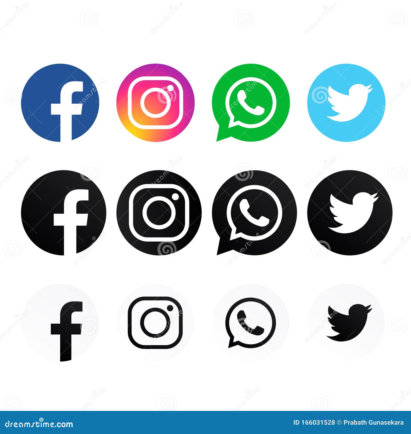 Facebook Instagram Logo Stock Illustrations 3 461 Facebook Instagram Logo Stock Illustrations Vectors Clipart Dreamstime