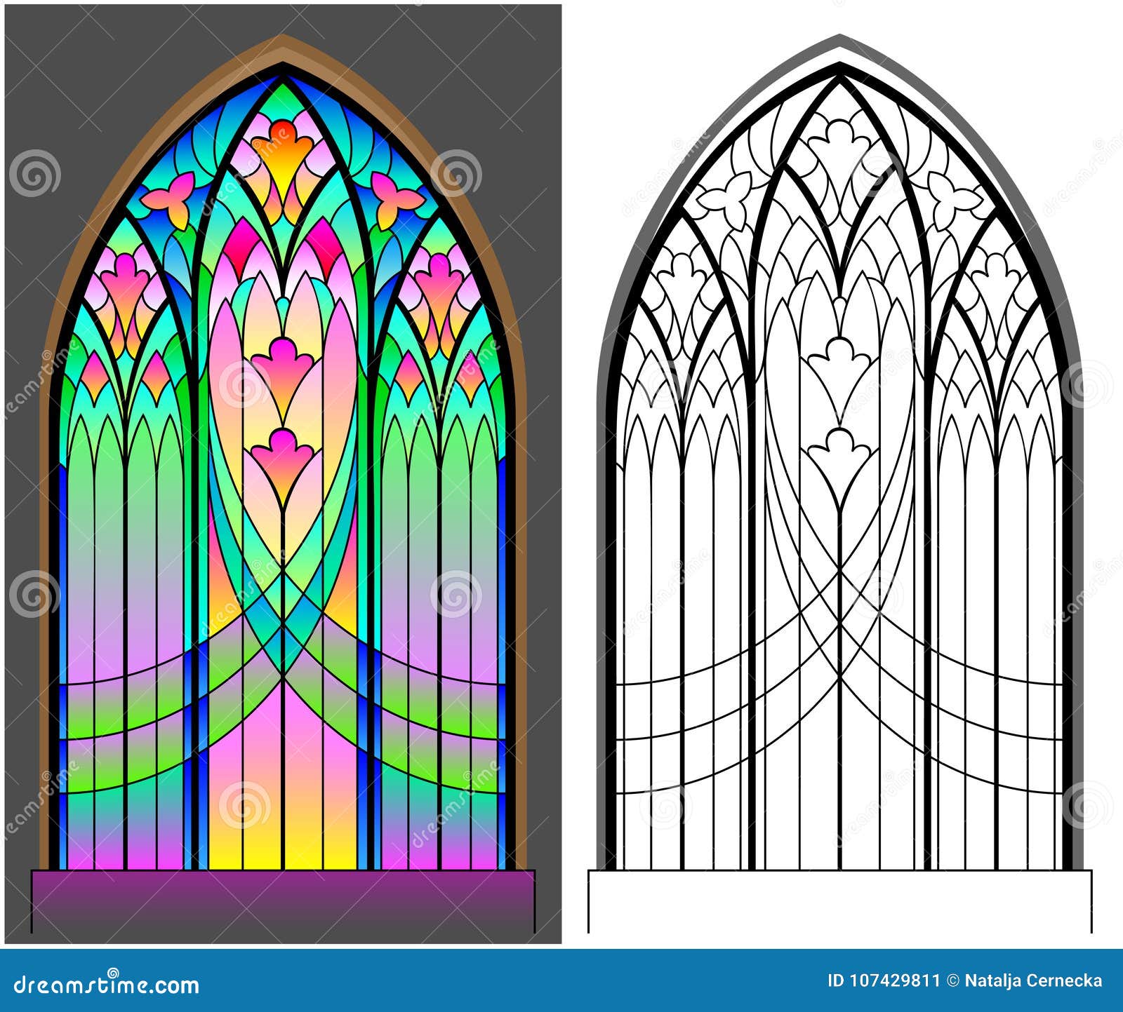 Stained Glass Windows Worksheet