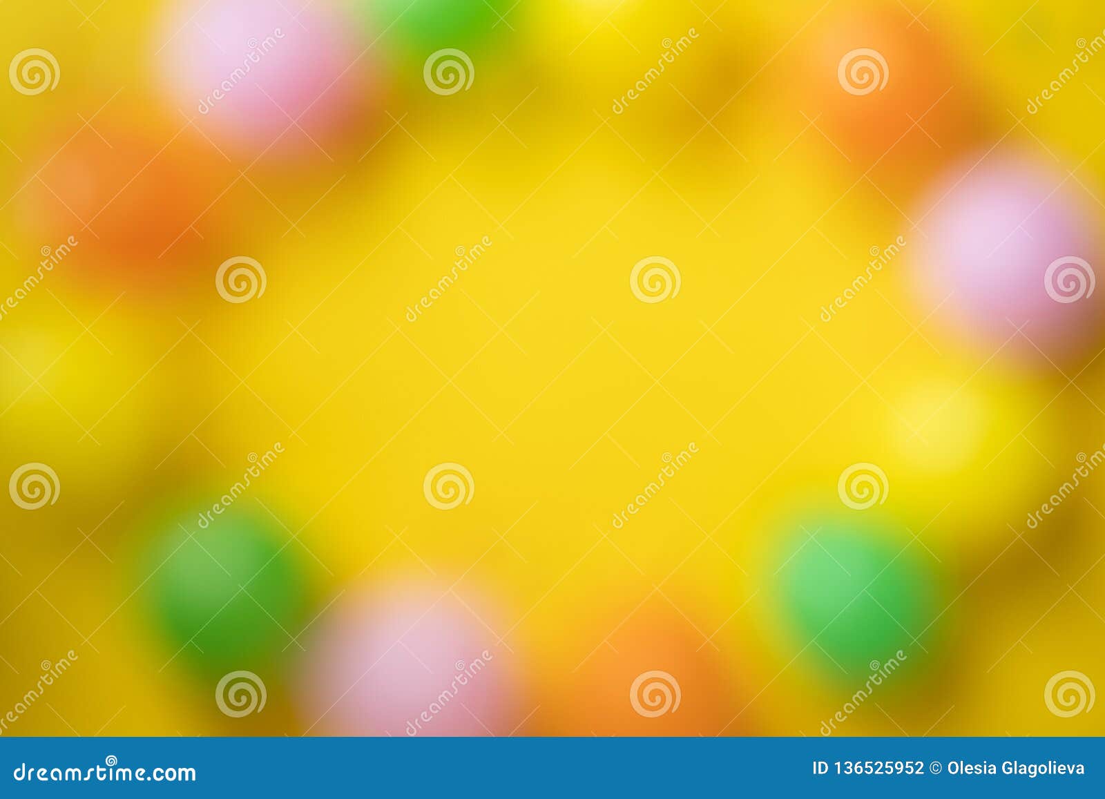 Colorful Blur Background with Balloons. Birthday, Holiday or Party  Background. Copy Space Stock Photo - Image of ribbon, invitation: 136525952