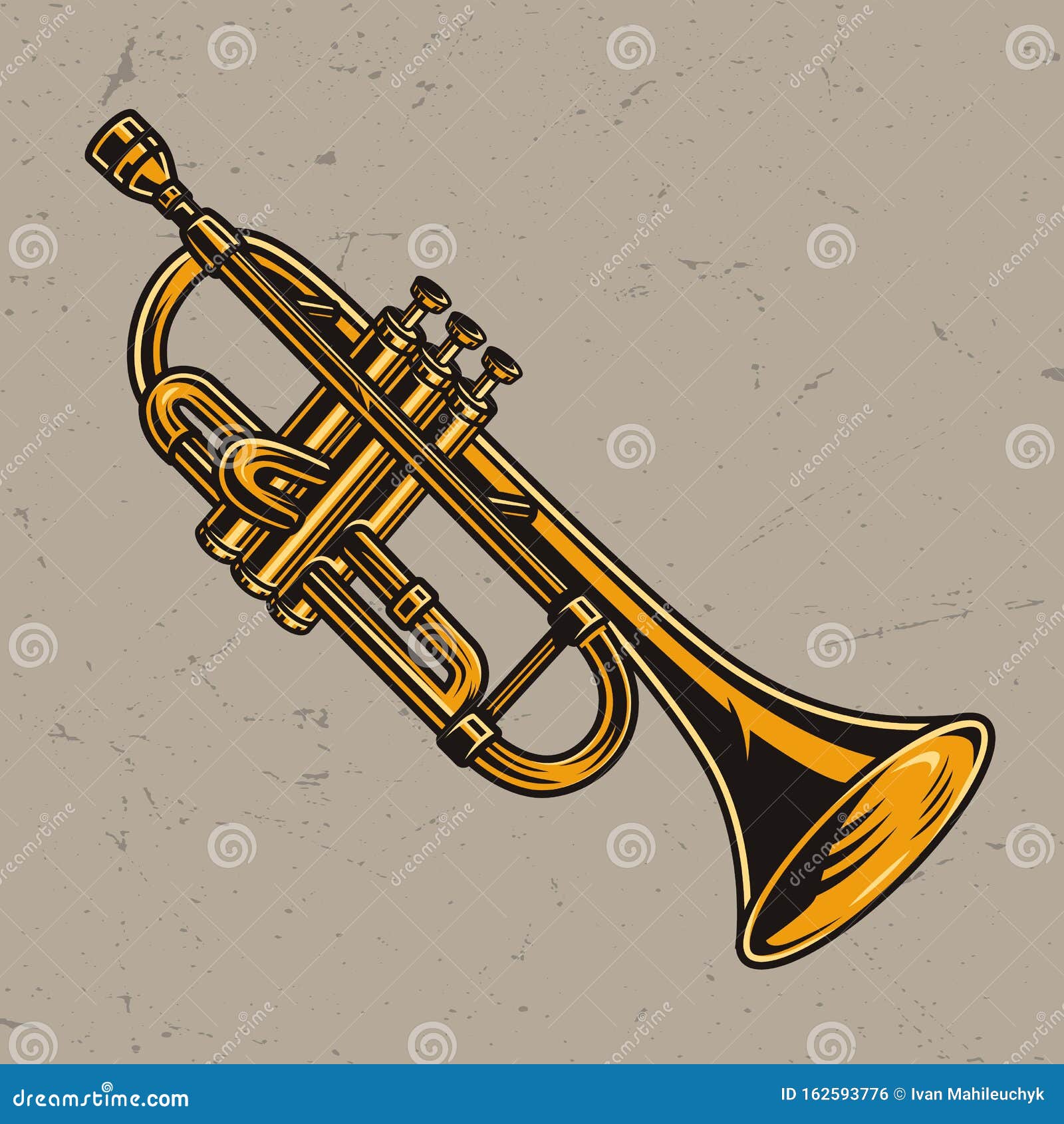 Brass Trumpet Stock Photo | CartoonDealer.com #28078692