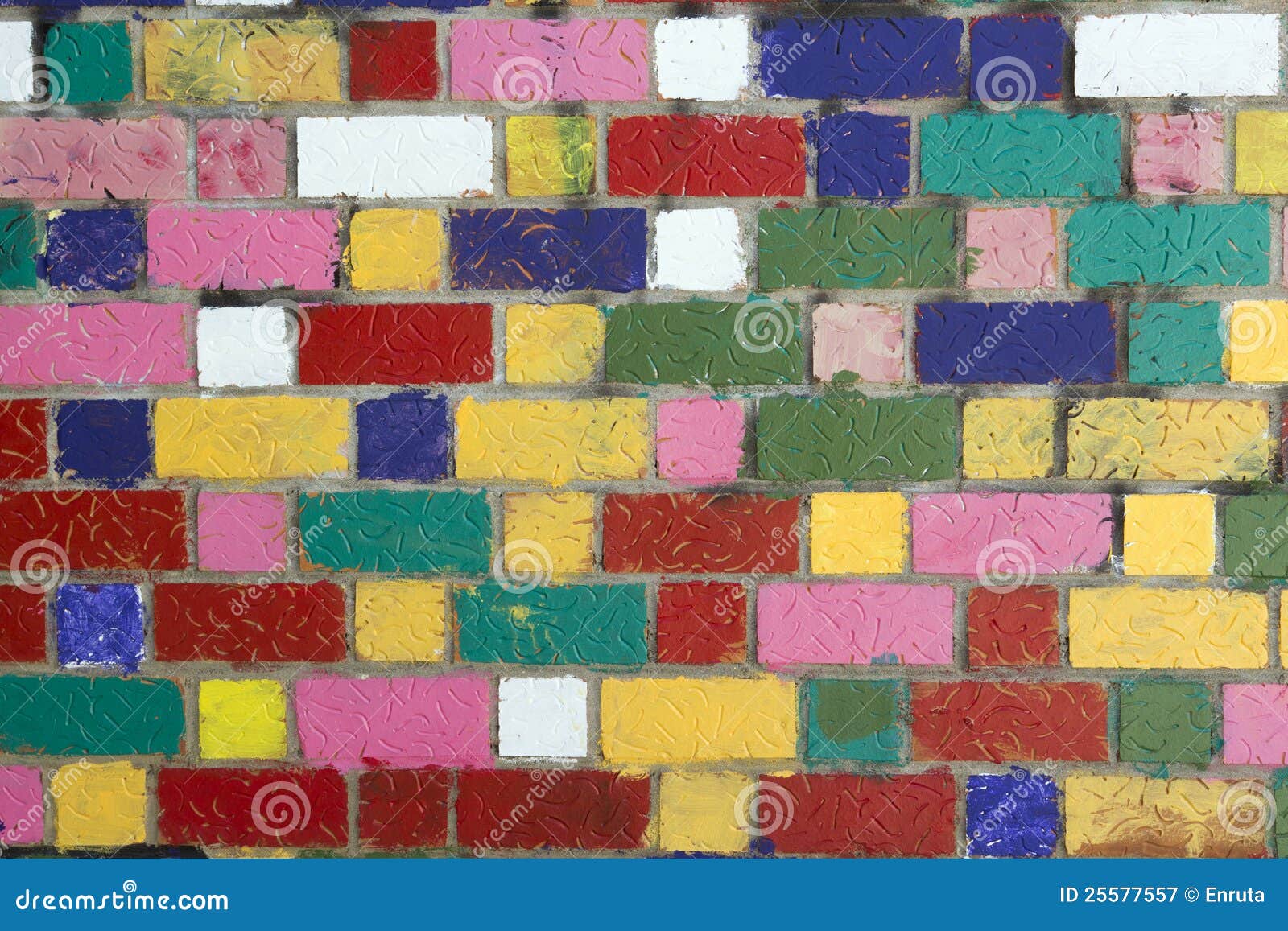 Colorful bricks stock image. Image of objects, design - 25577557