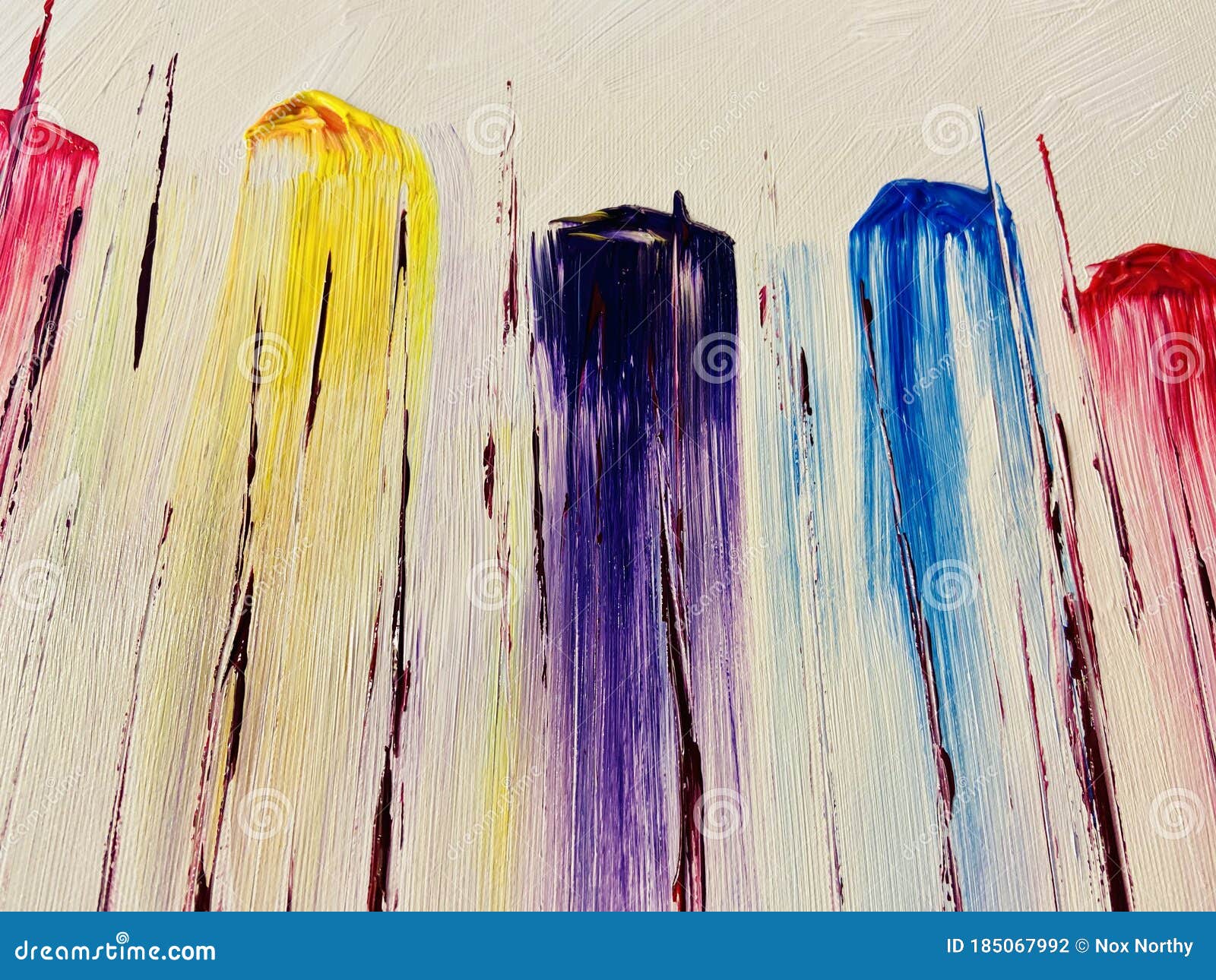 Bright Acrylic Yarn Stock Image 78062833